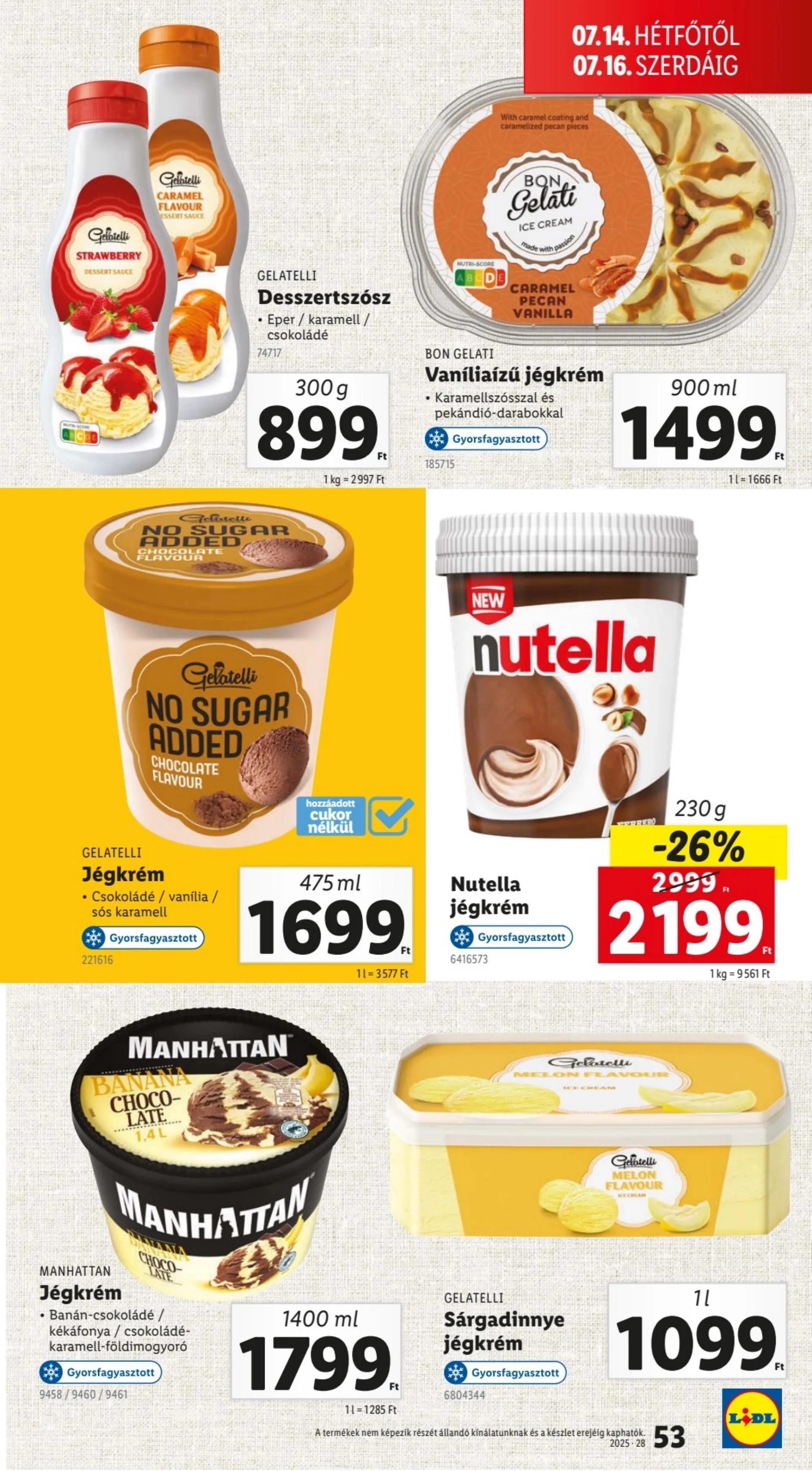 Lidl akciós újság 07.10–07.16 – 53. oldal