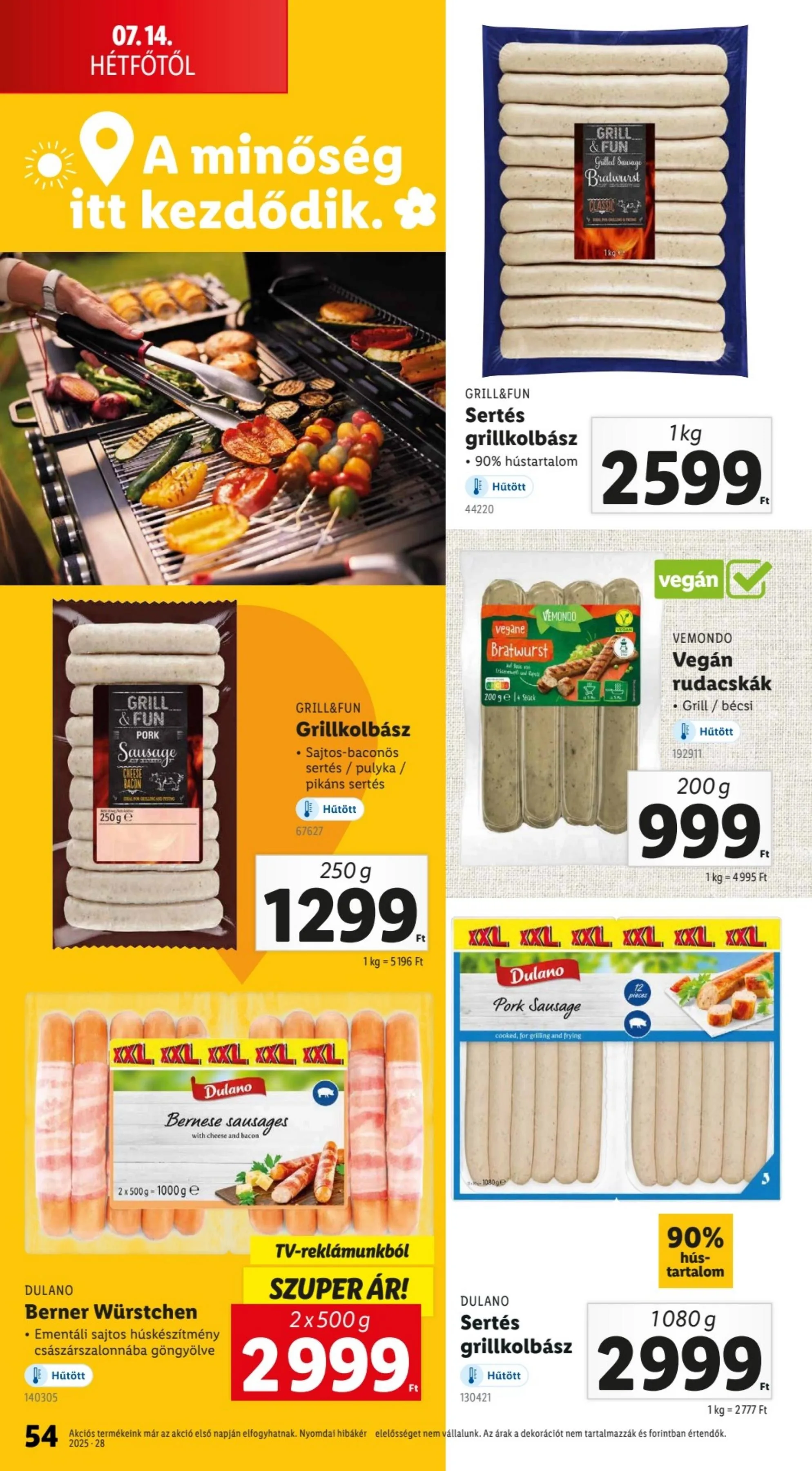 Lidl akciós újság 07.10–07.16 – 54. oldal