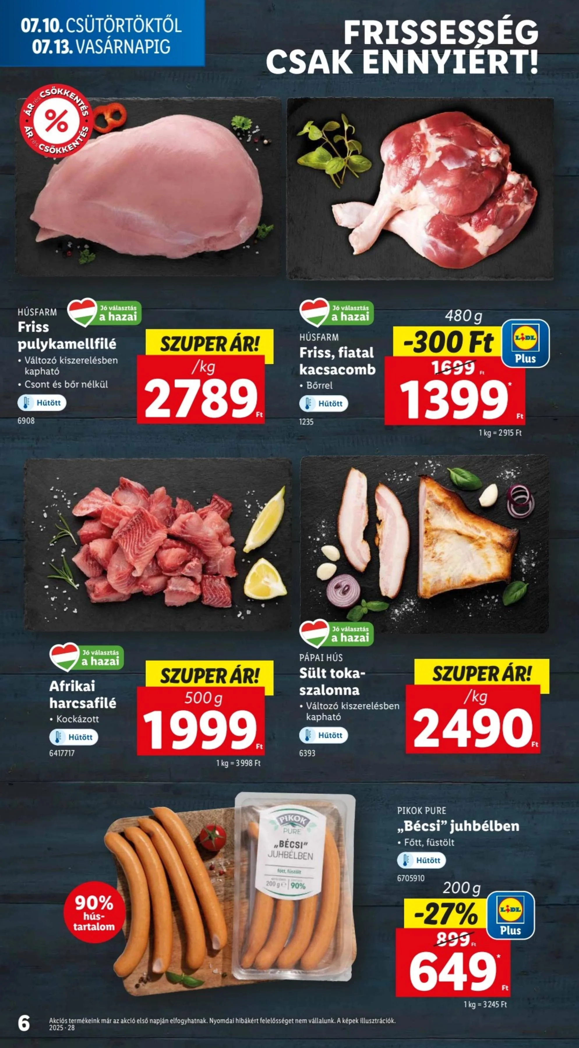Lidl akciós újság 07.10–07.16 – 6. oldal