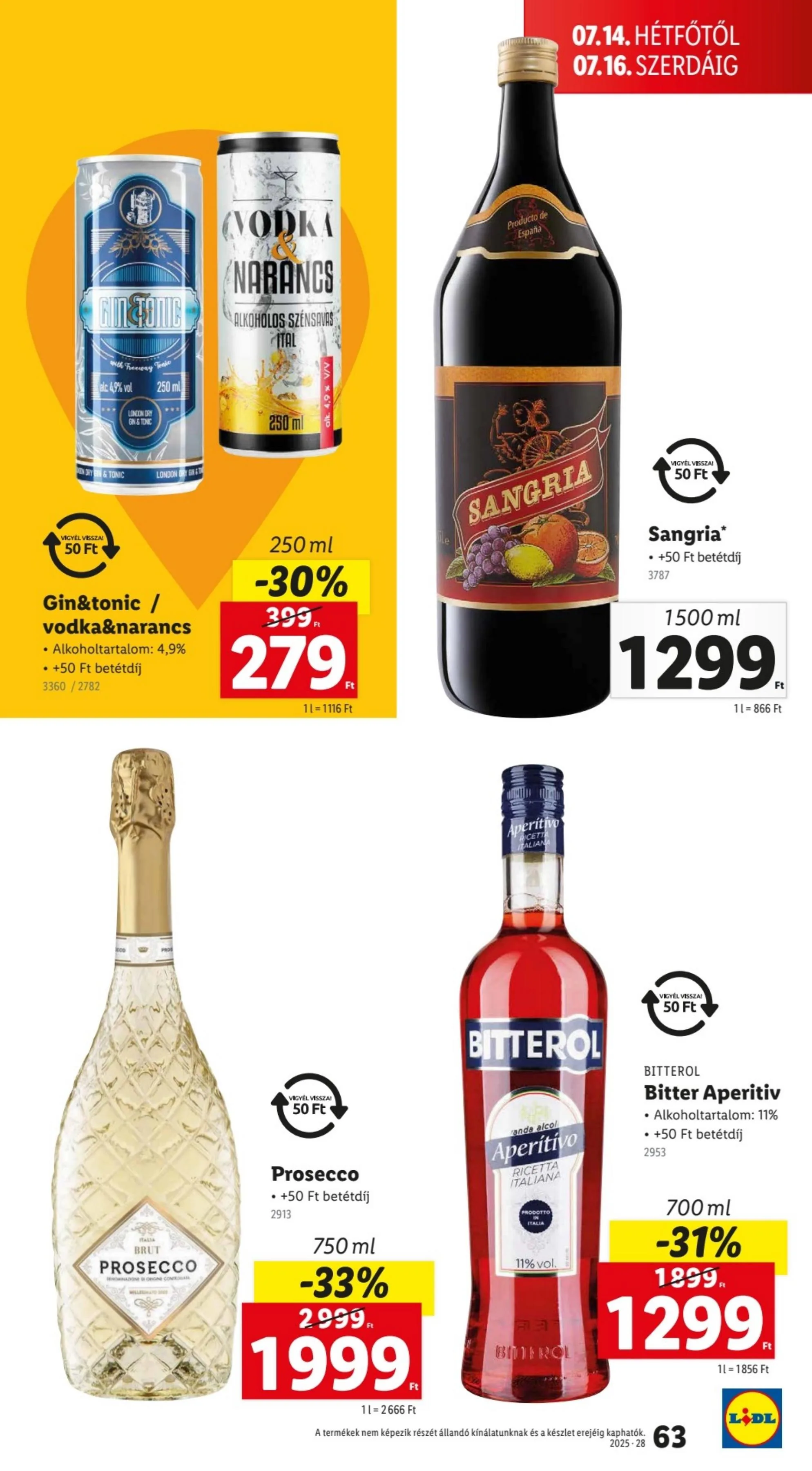Lidl akciós újság 07.10–07.16 – 63. oldal