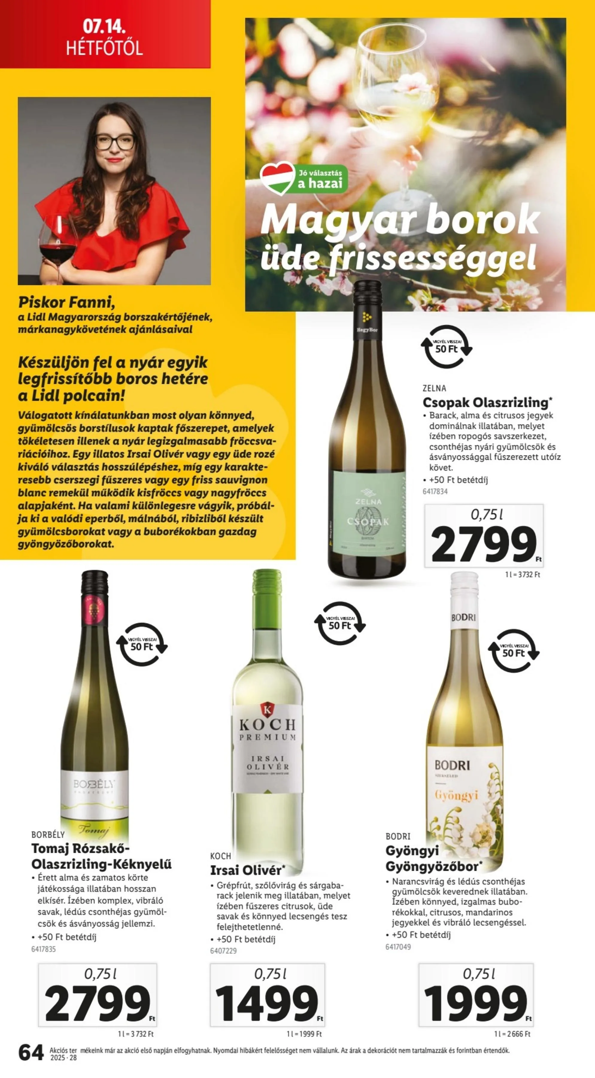 Lidl akciós újság 07.10–07.16 – 64. oldal