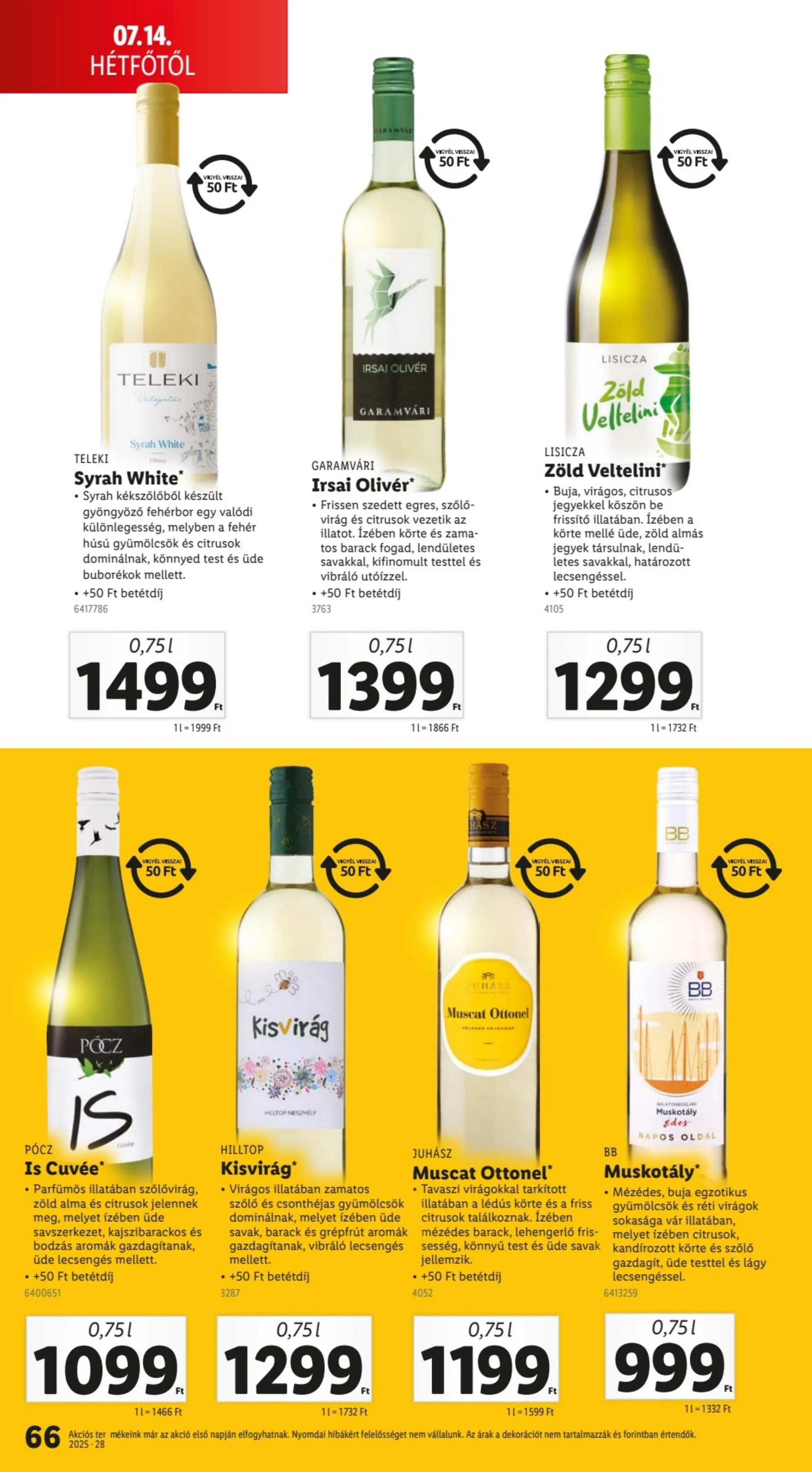 Lidl akciós újság 07.10–07.16 – 66. oldal