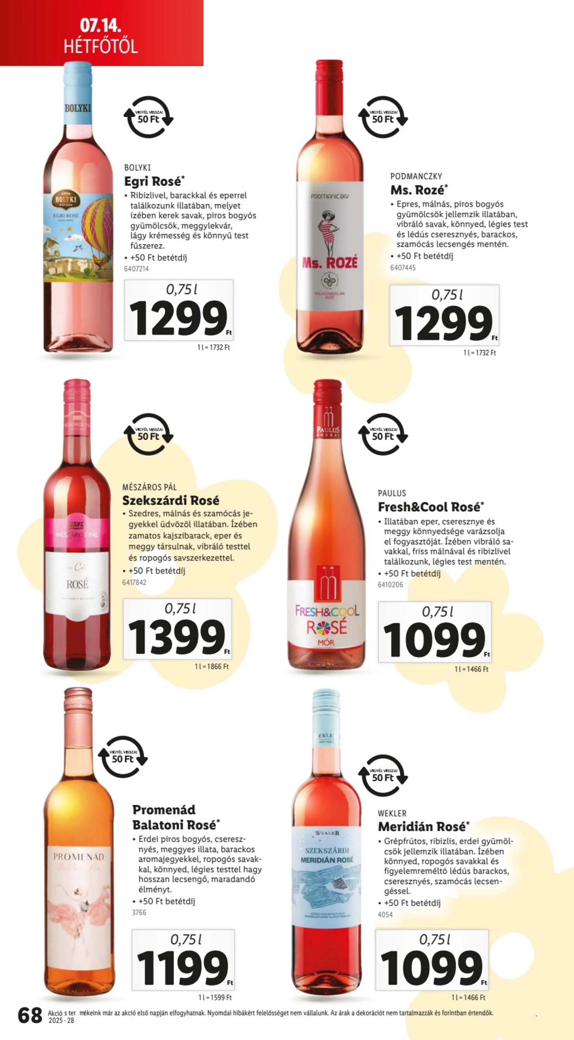 Lidl akciós újság 07.10–07.16 – 68. oldal