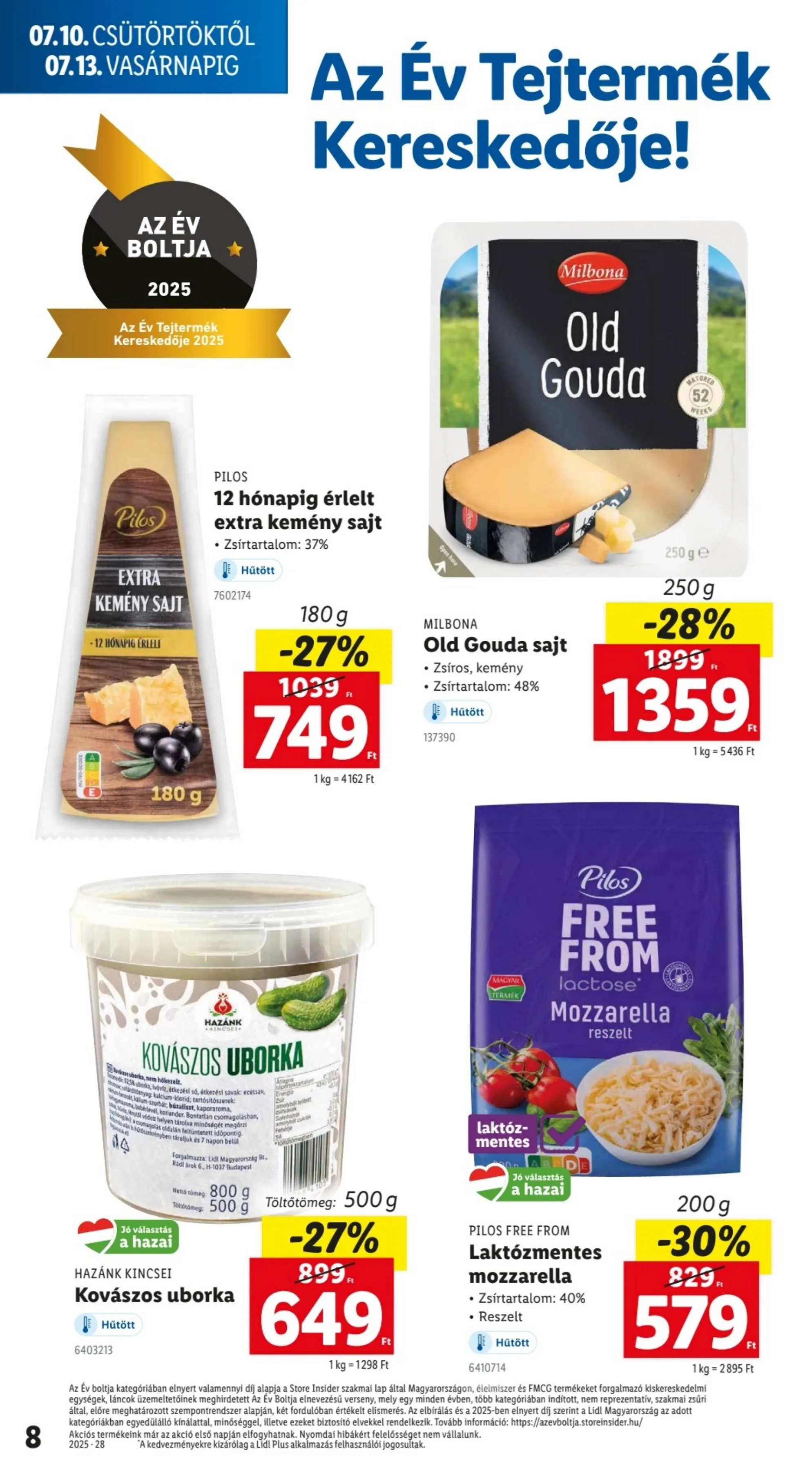 Lidl akciós újság 07.10–07.16 – 8. oldal