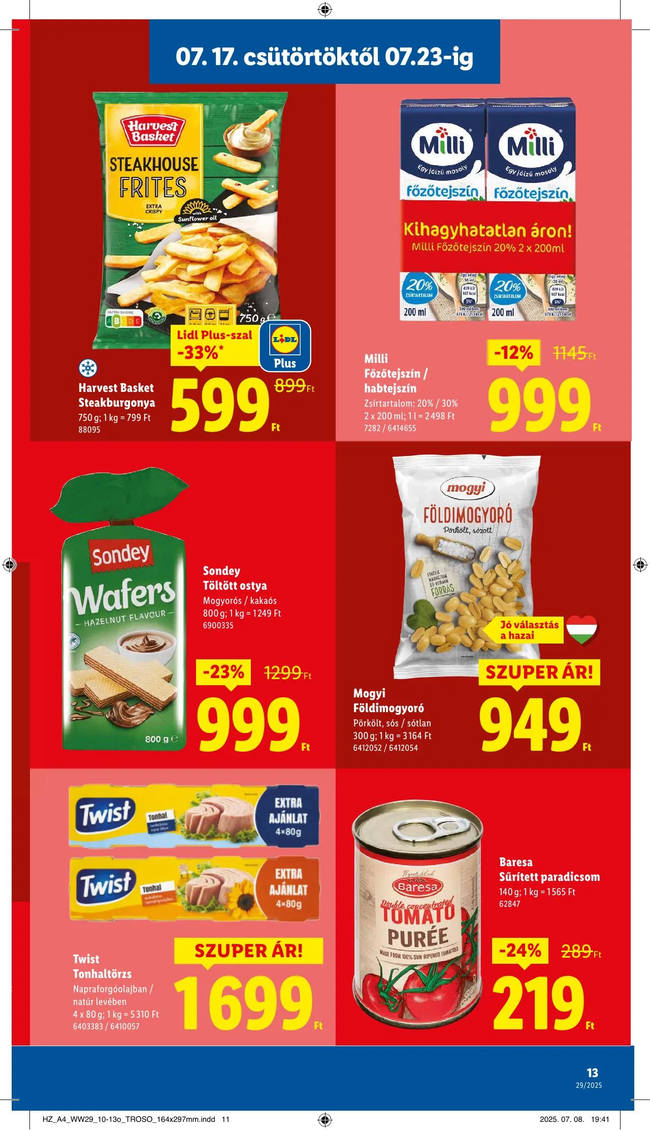 Lidl akciós újság 07.17–07.23 – 13. oldal