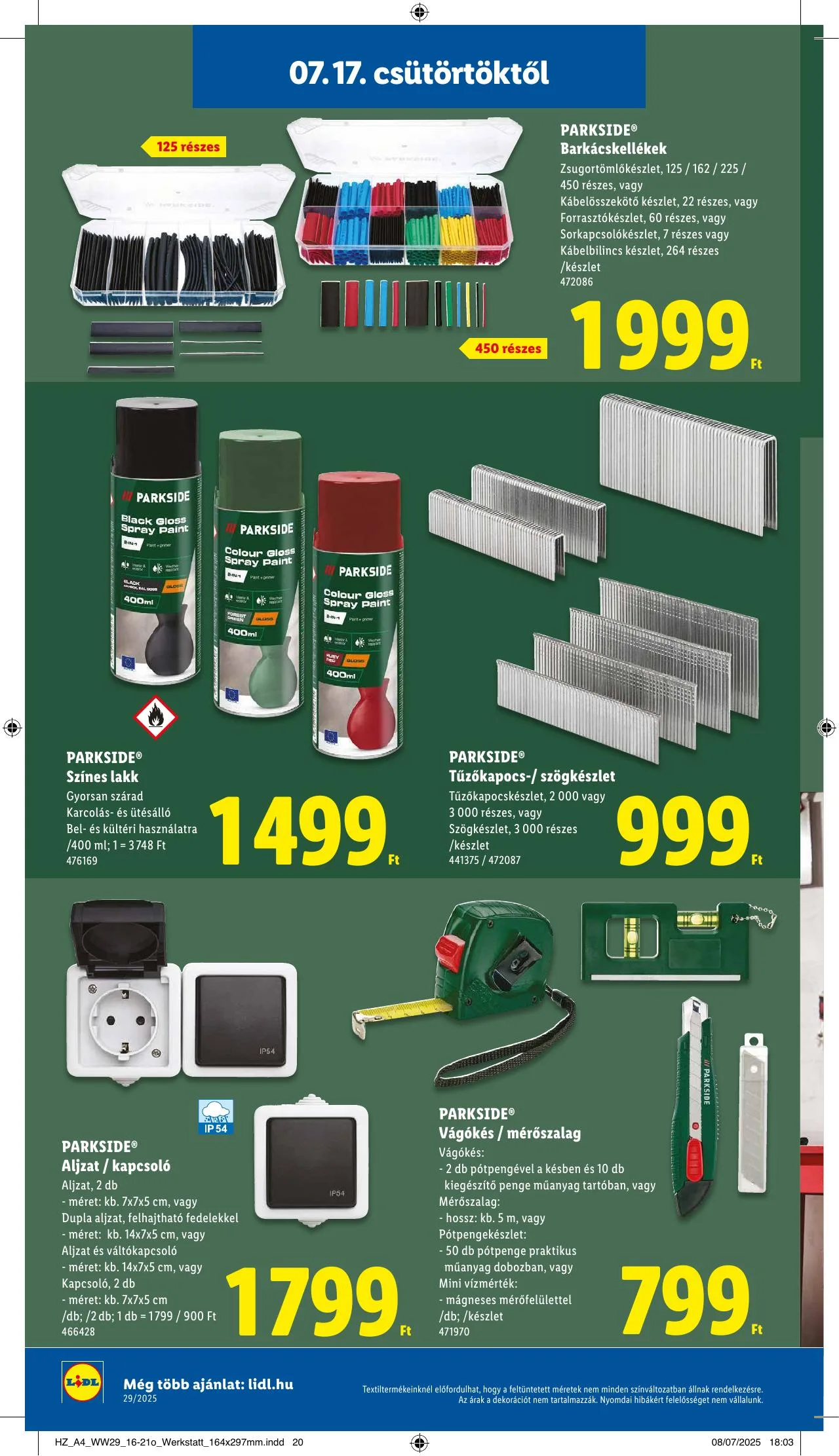 Lidl akciós újság 07.17–07.23 – 34. oldal