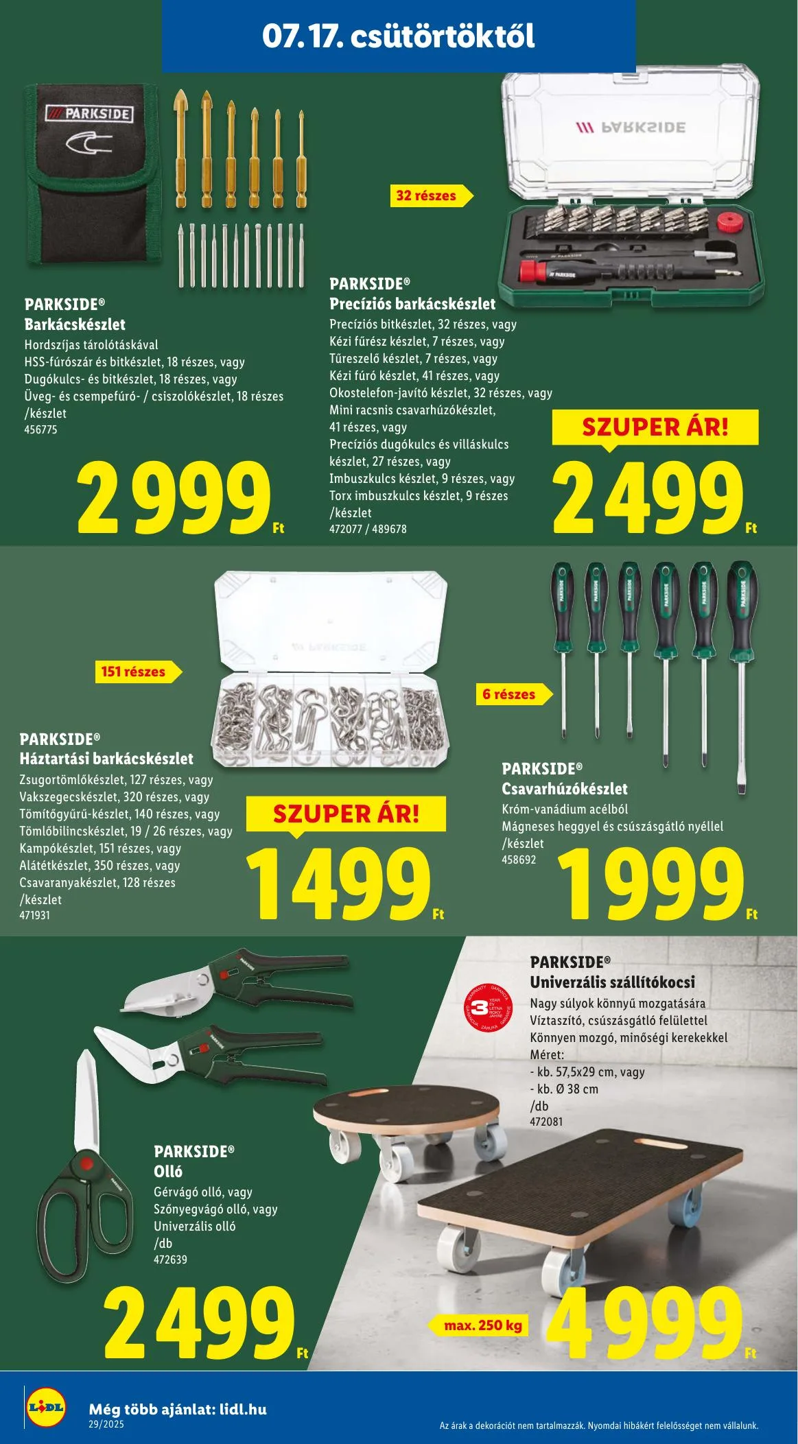 Lidl akciós újság 07.17–07.23 – 36. oldal