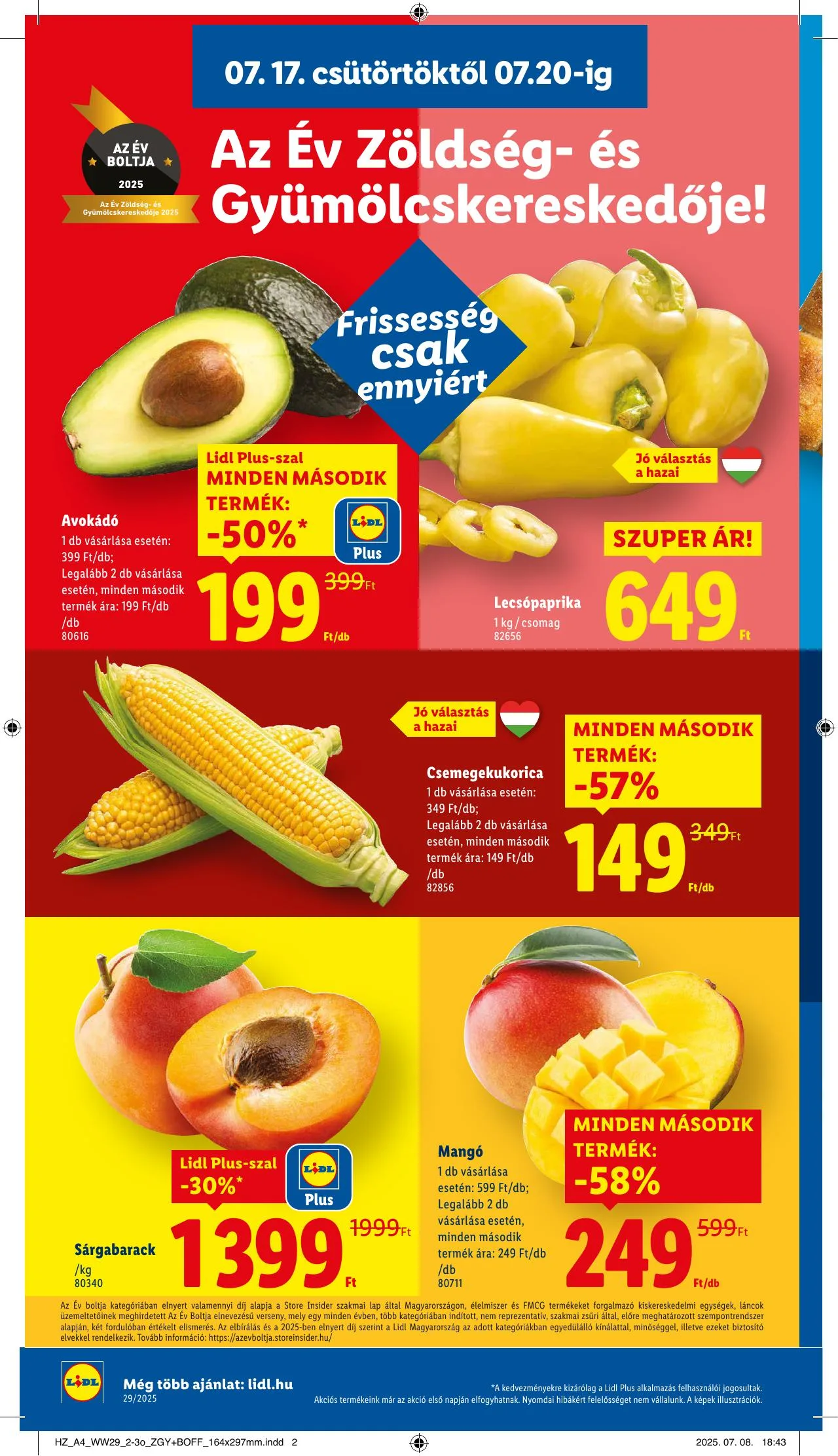 Lidl akciós újság 07.17–07.23 – 4. oldal
