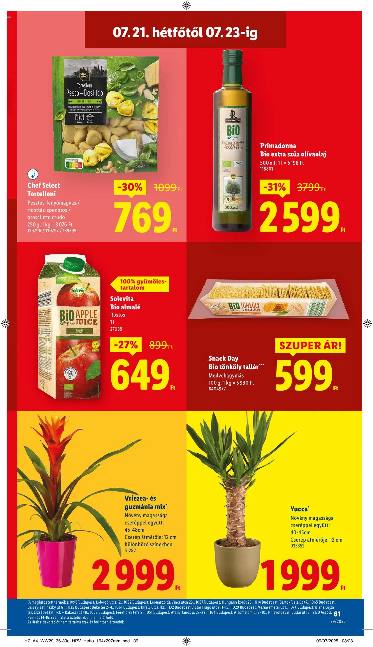 Lidl akciós újság 07.17–07.23 – 61. oldal