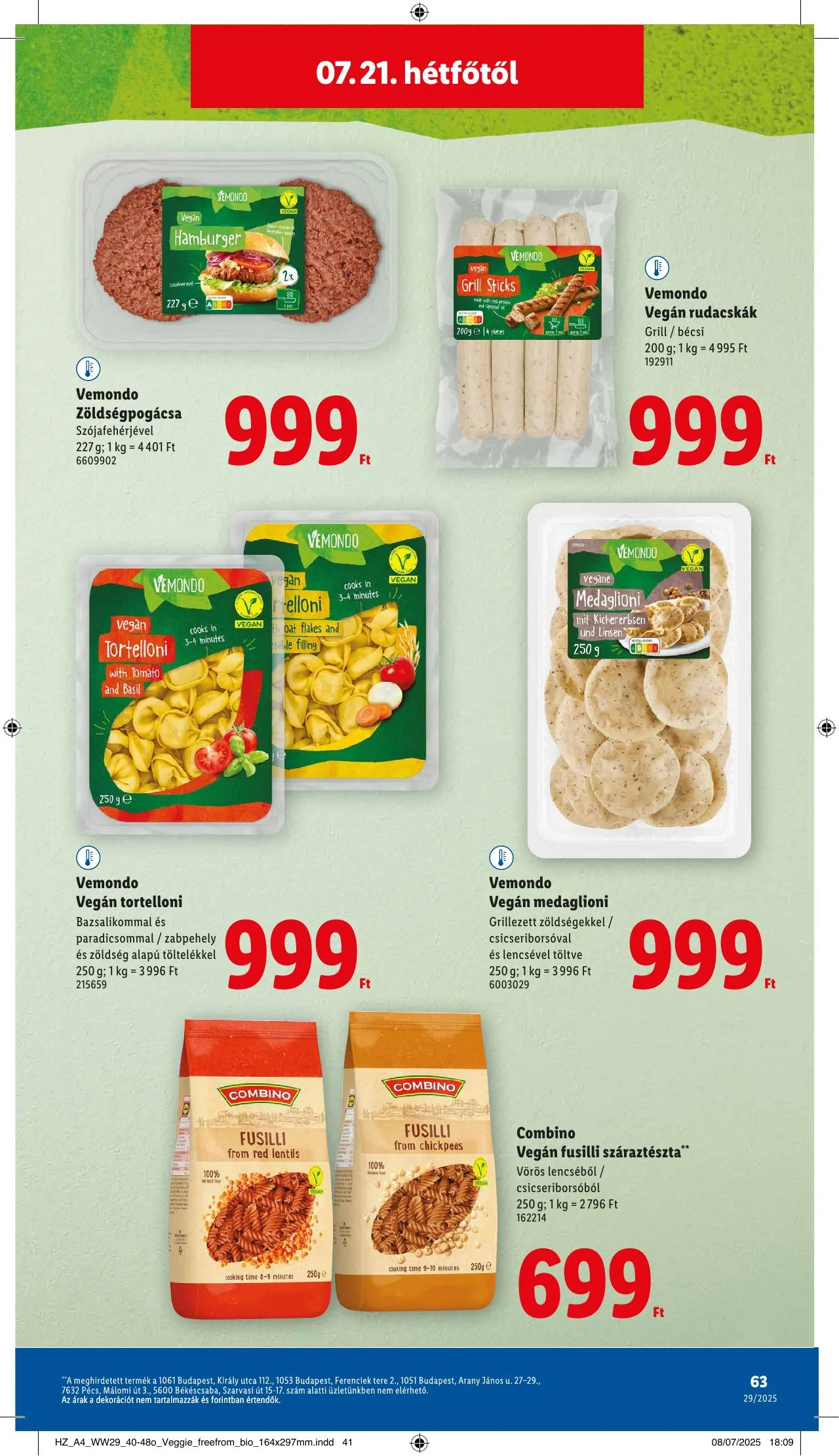 Lidl akciós újság 07.17–07.23 – 63. oldal