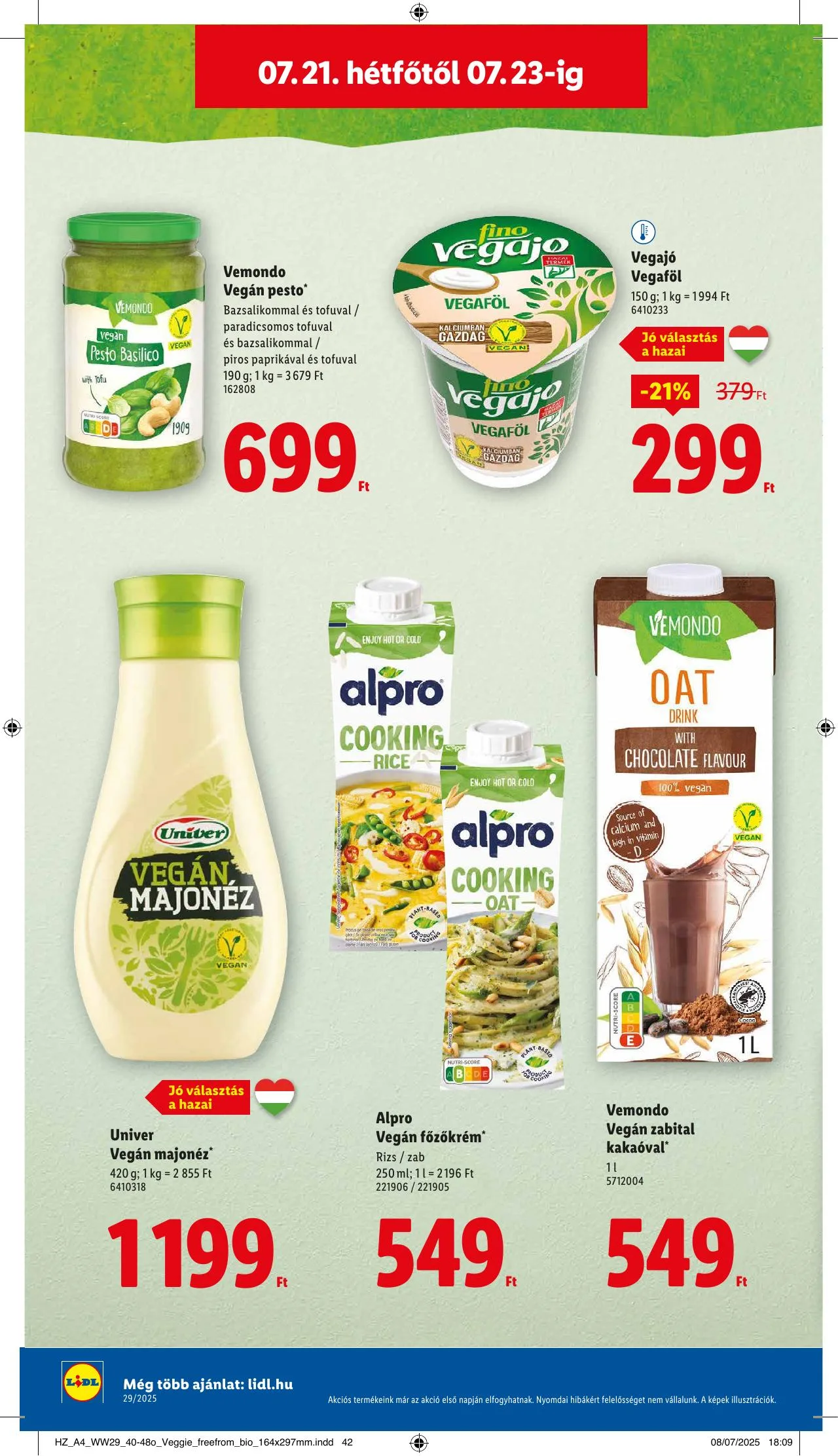 Lidl akciós újság 07.17–07.23 – 64. oldal