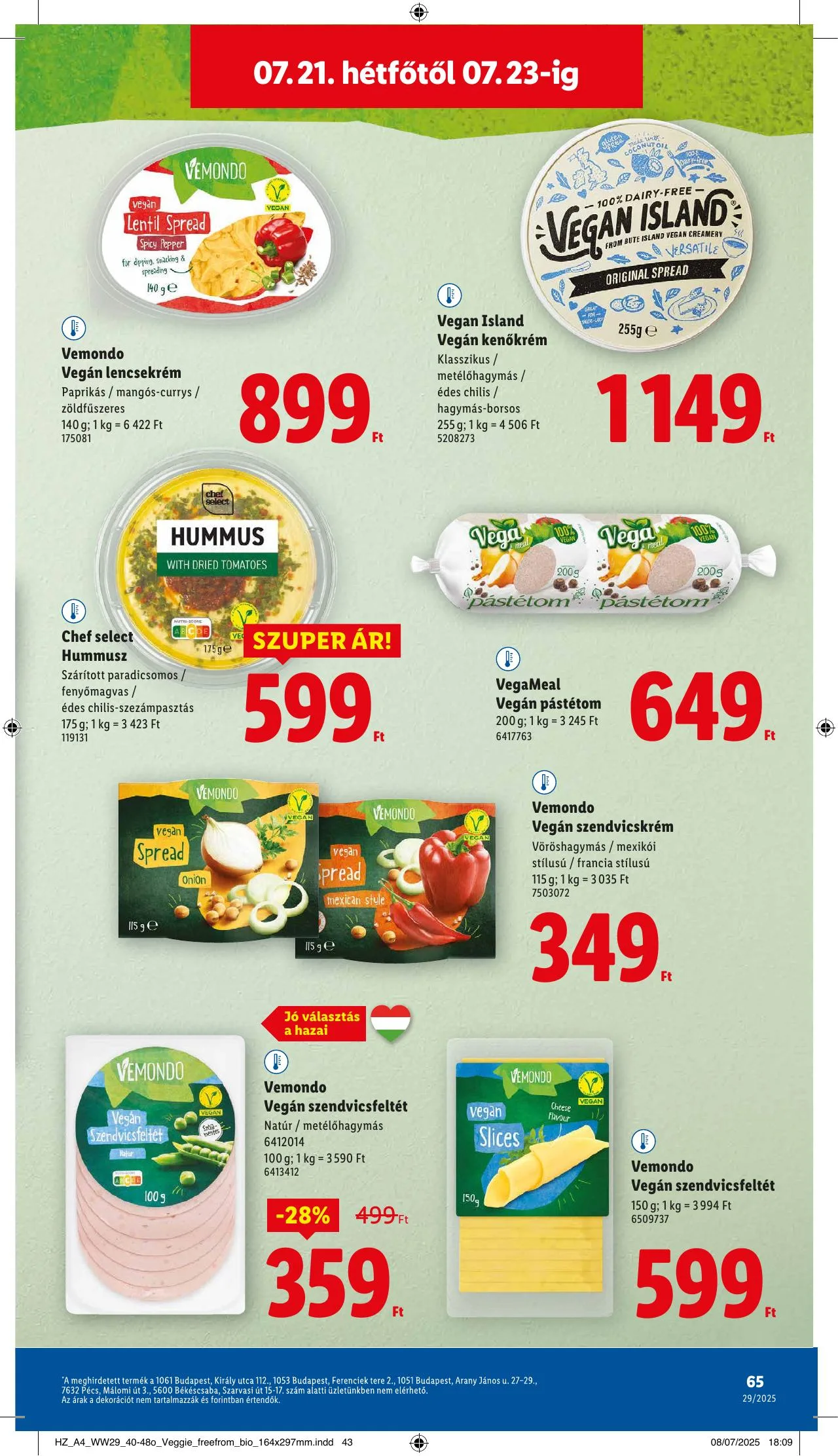 Lidl akciós újság 07.17–07.23 – 65. oldal