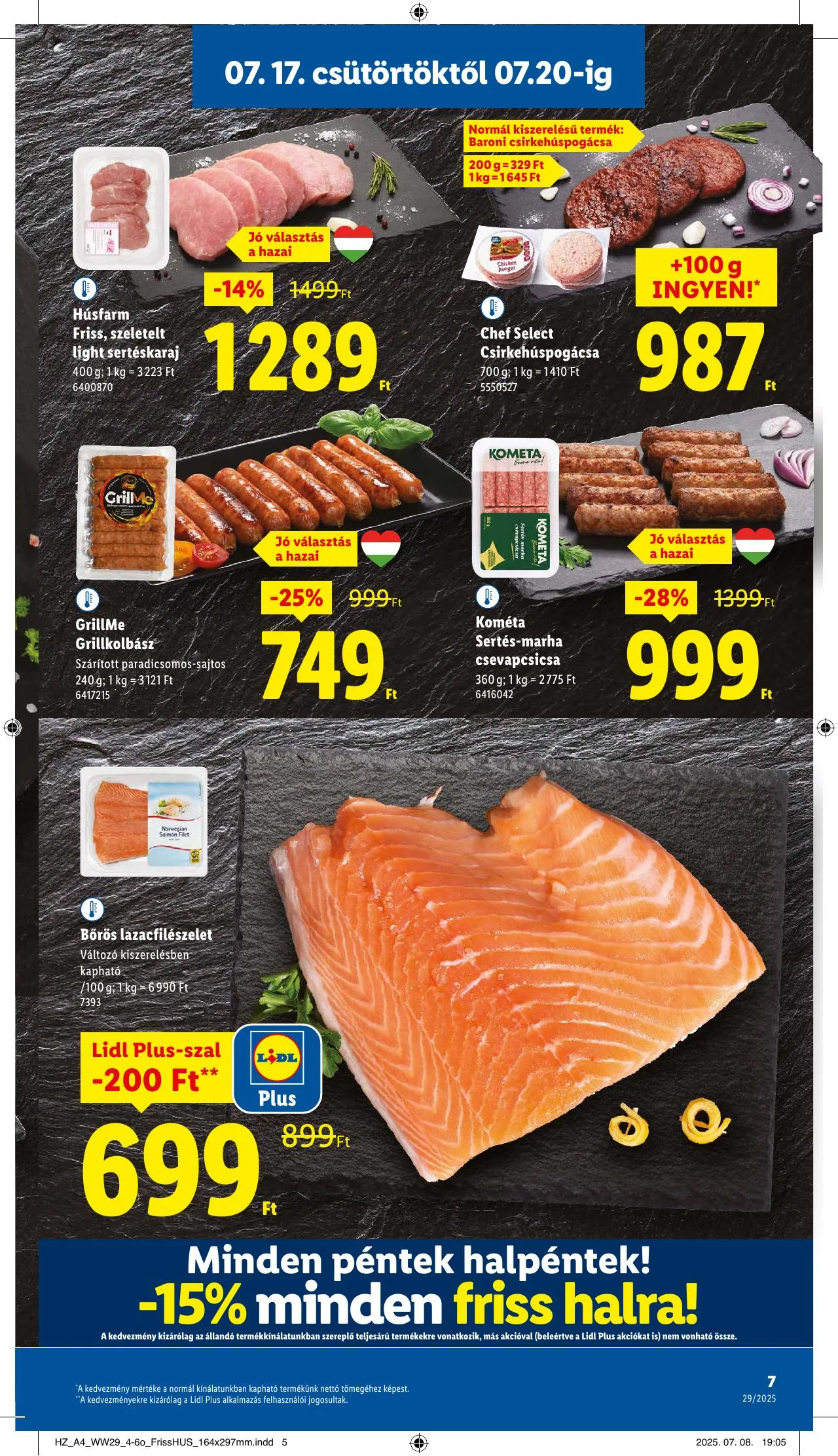 Lidl akciós újság 07.17–07.23 – 7. oldal