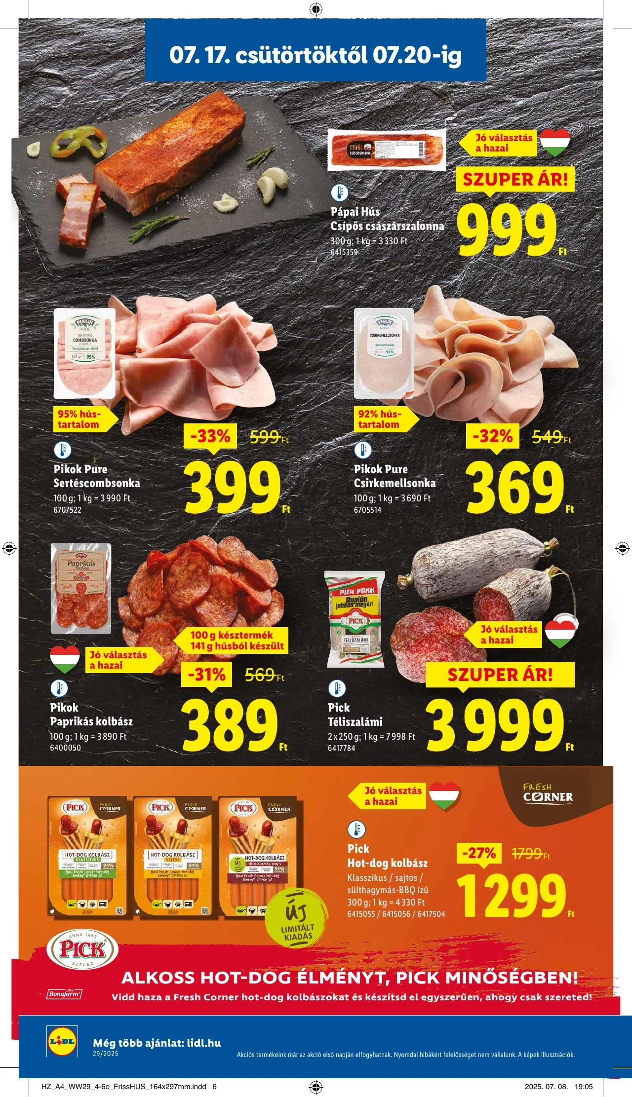 Lidl akciós újság 07.17–07.23 – 8. oldal