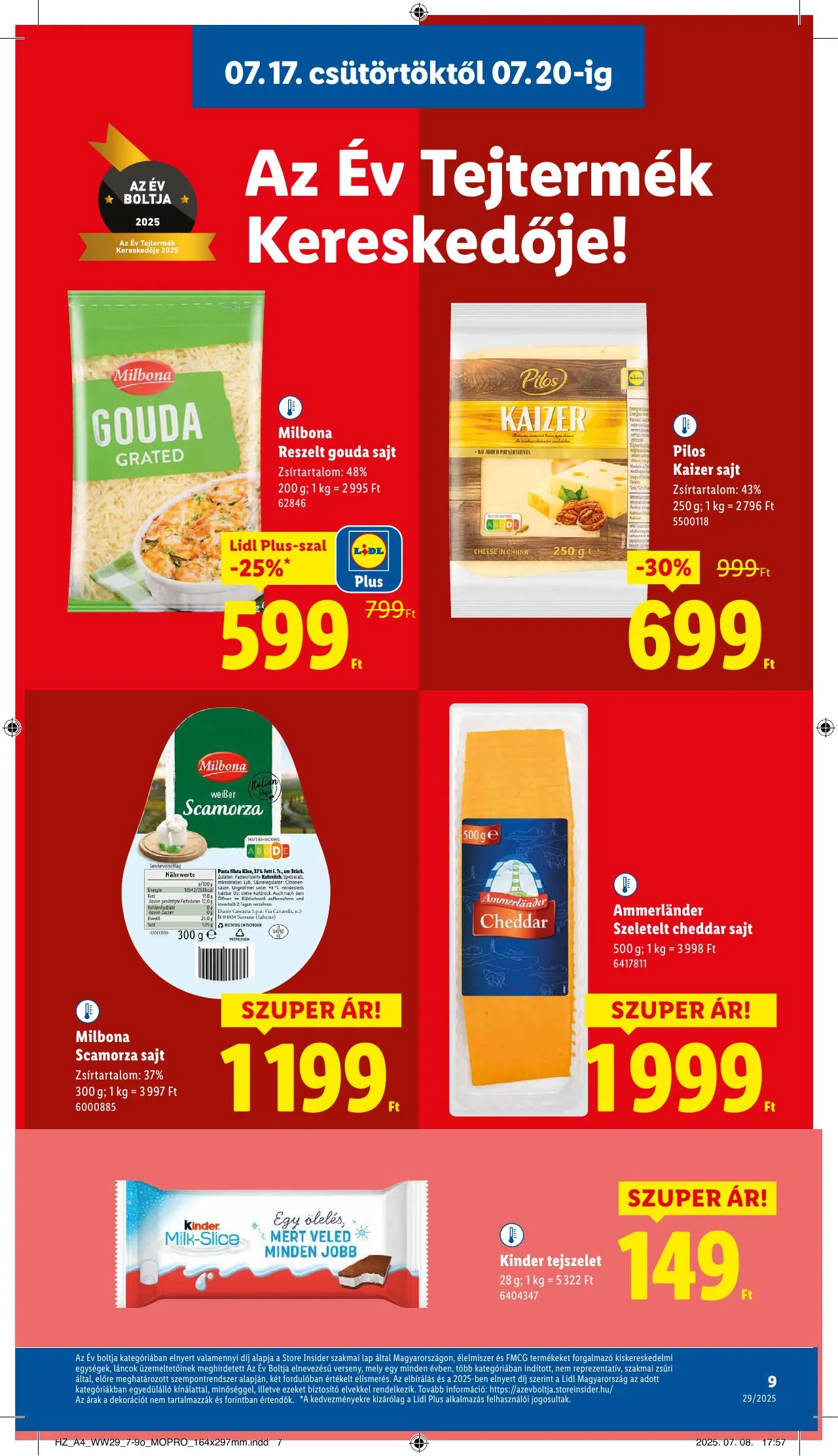 Lidl akciós újság 07.17–07.23 – 9. oldal