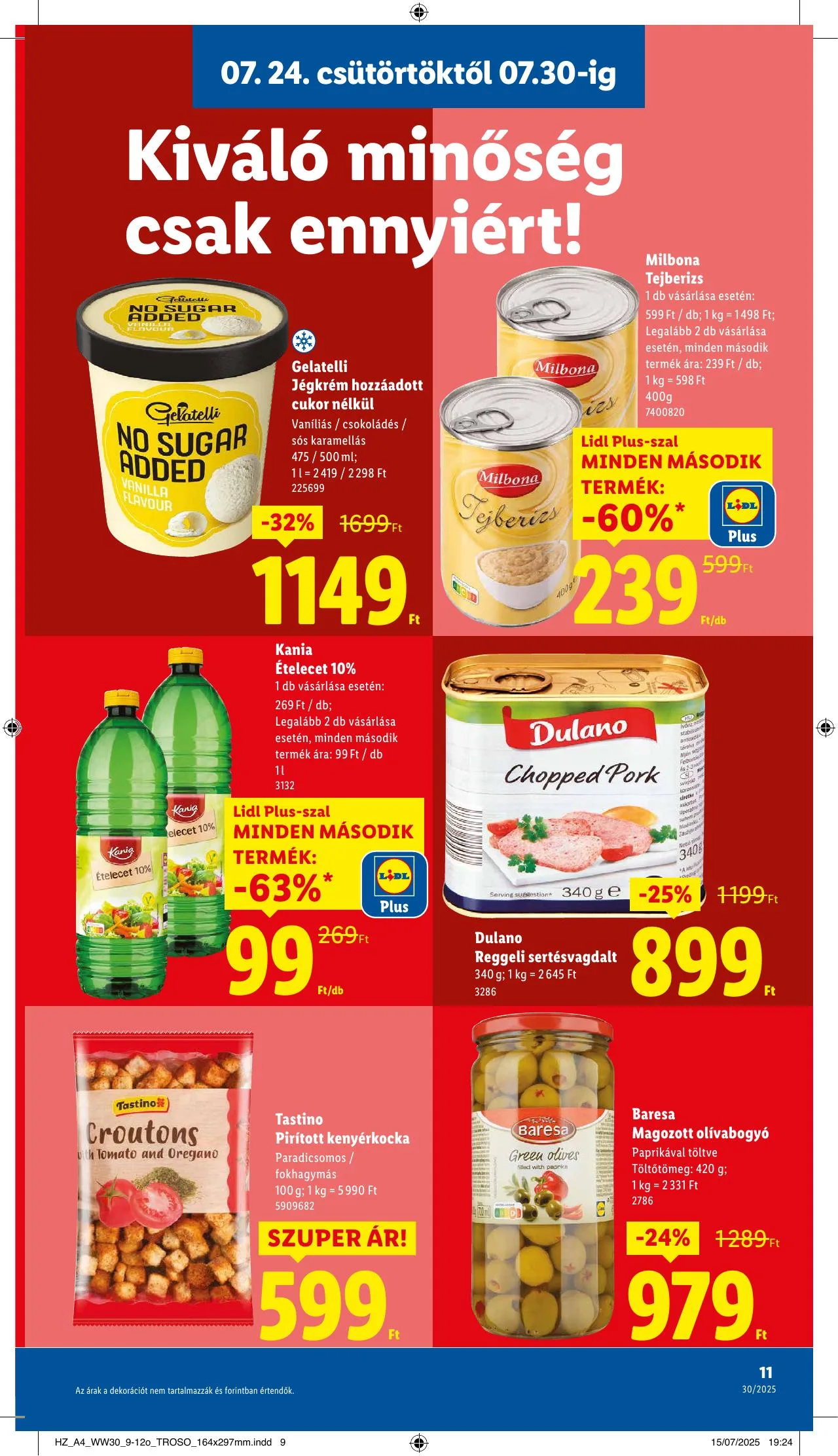 Lidl akciós újság 07.24–07.30 – 11. oldal