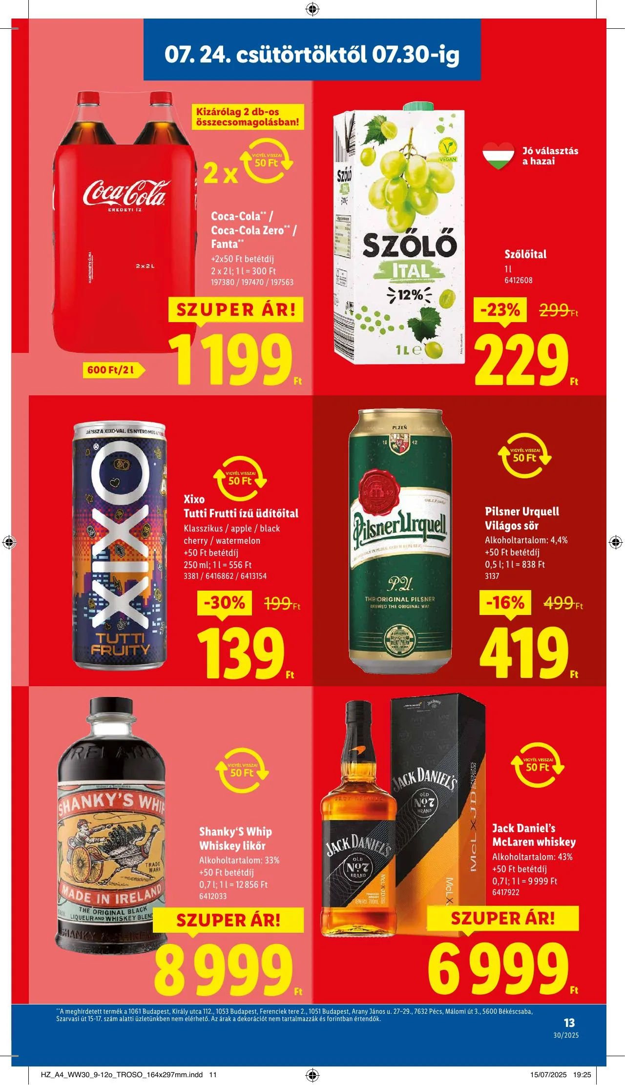 Lidl akciós újság 07.24–07.30 – 13. oldal