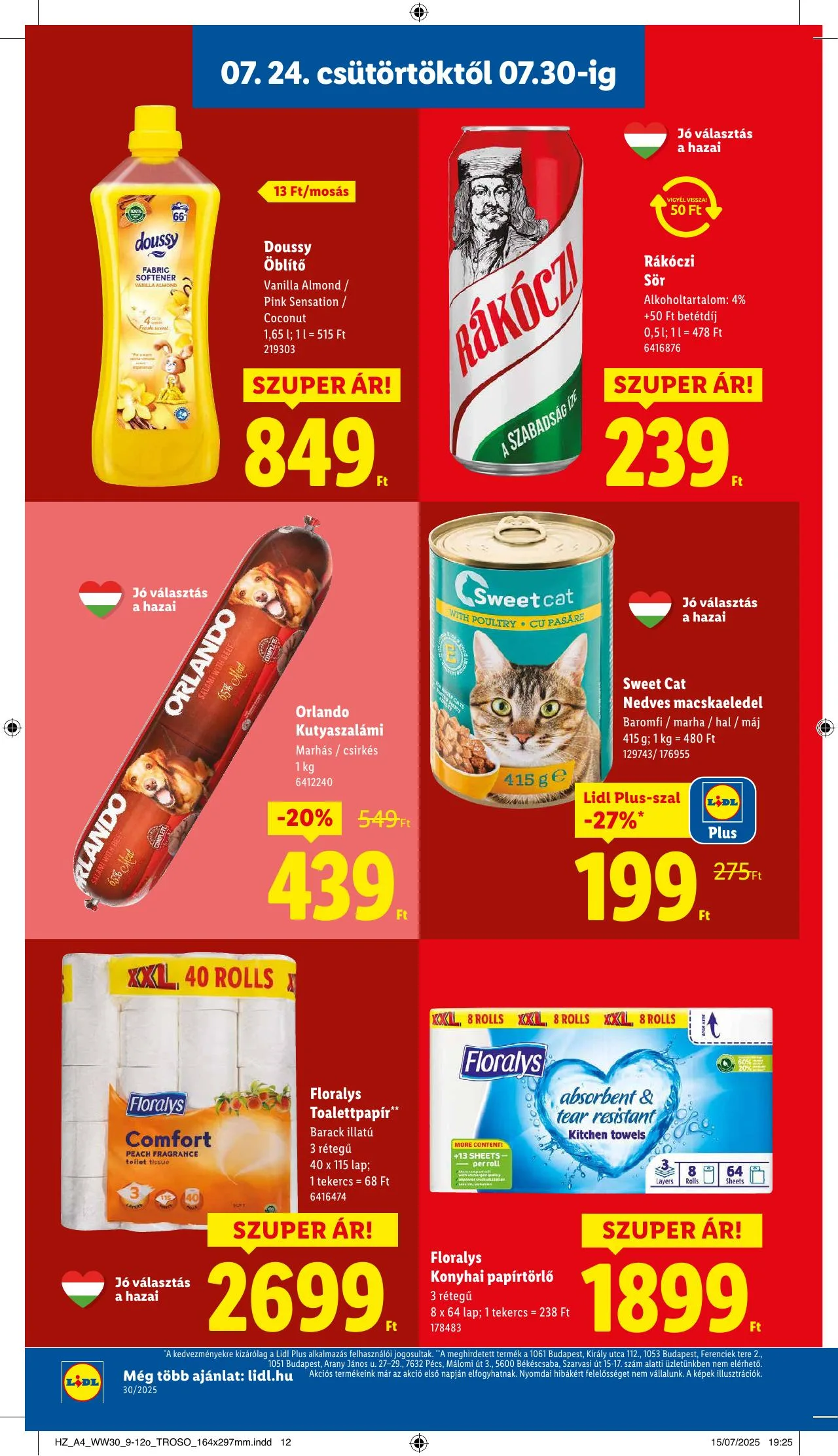 Lidl akciós újság 07.24–07.30 – 14. oldal