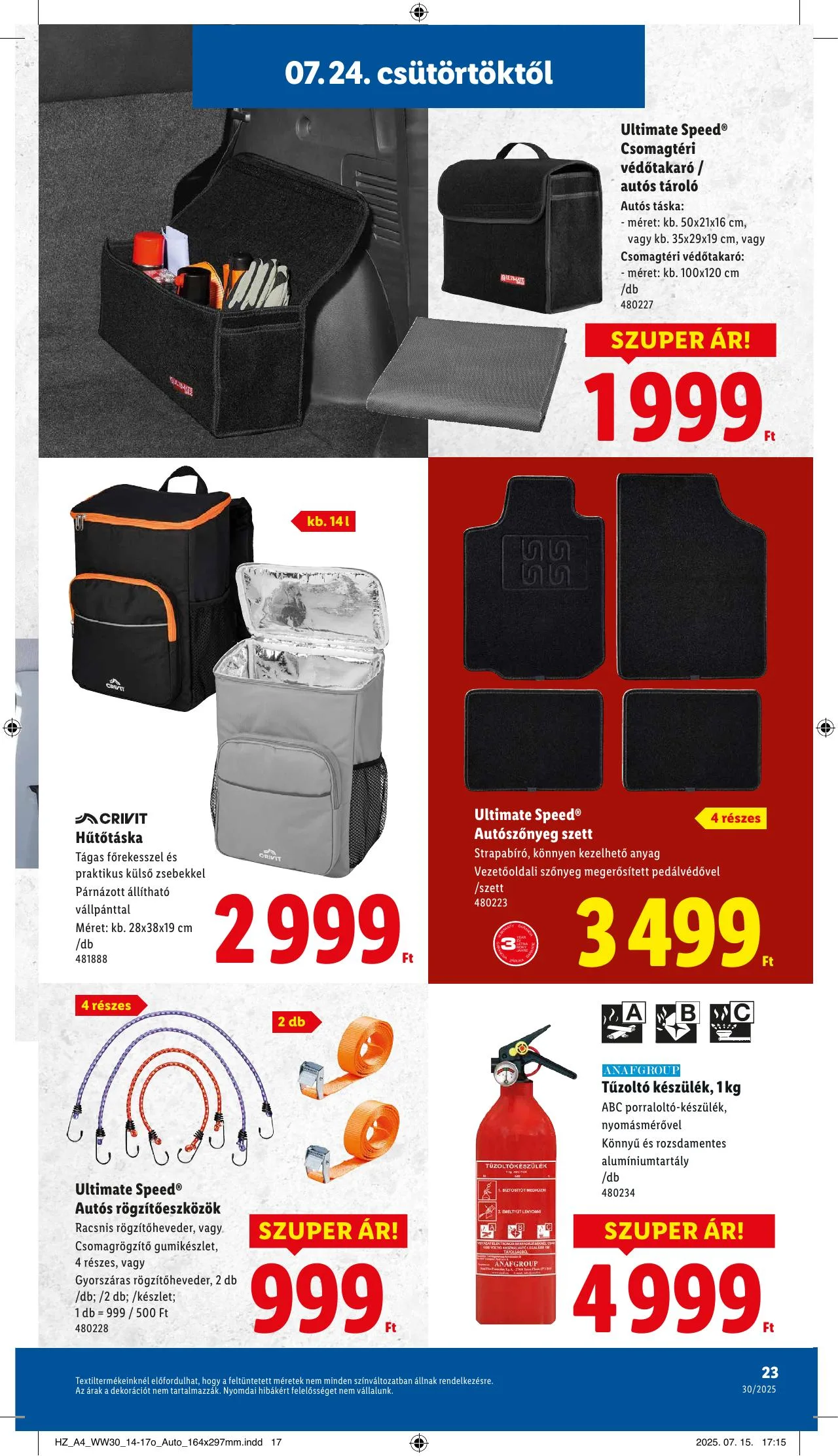 Lidl akciós újság 07.24–07.30 – 23. oldal