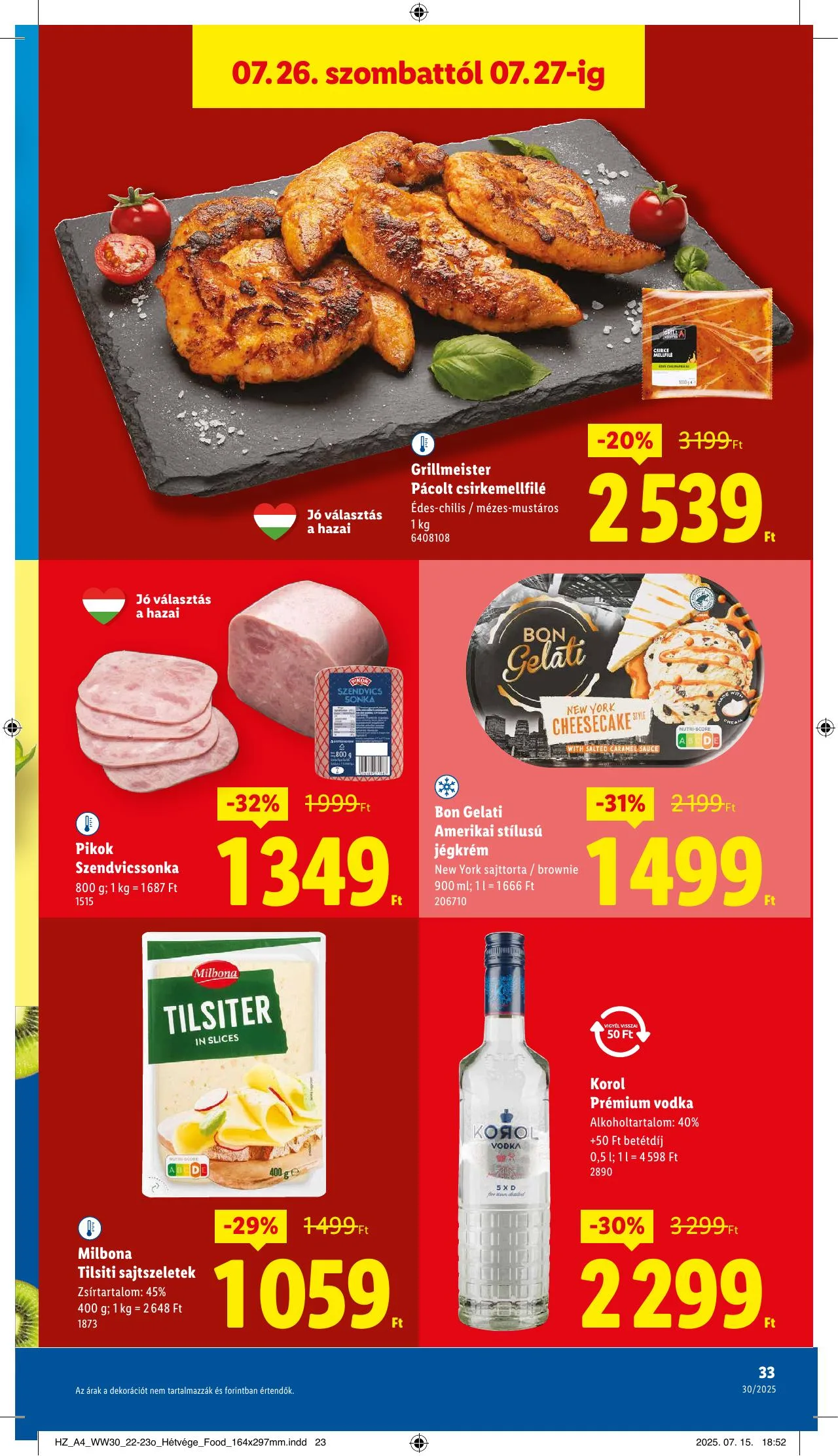 Lidl akciós újság 07.24–07.30 – 33. oldal