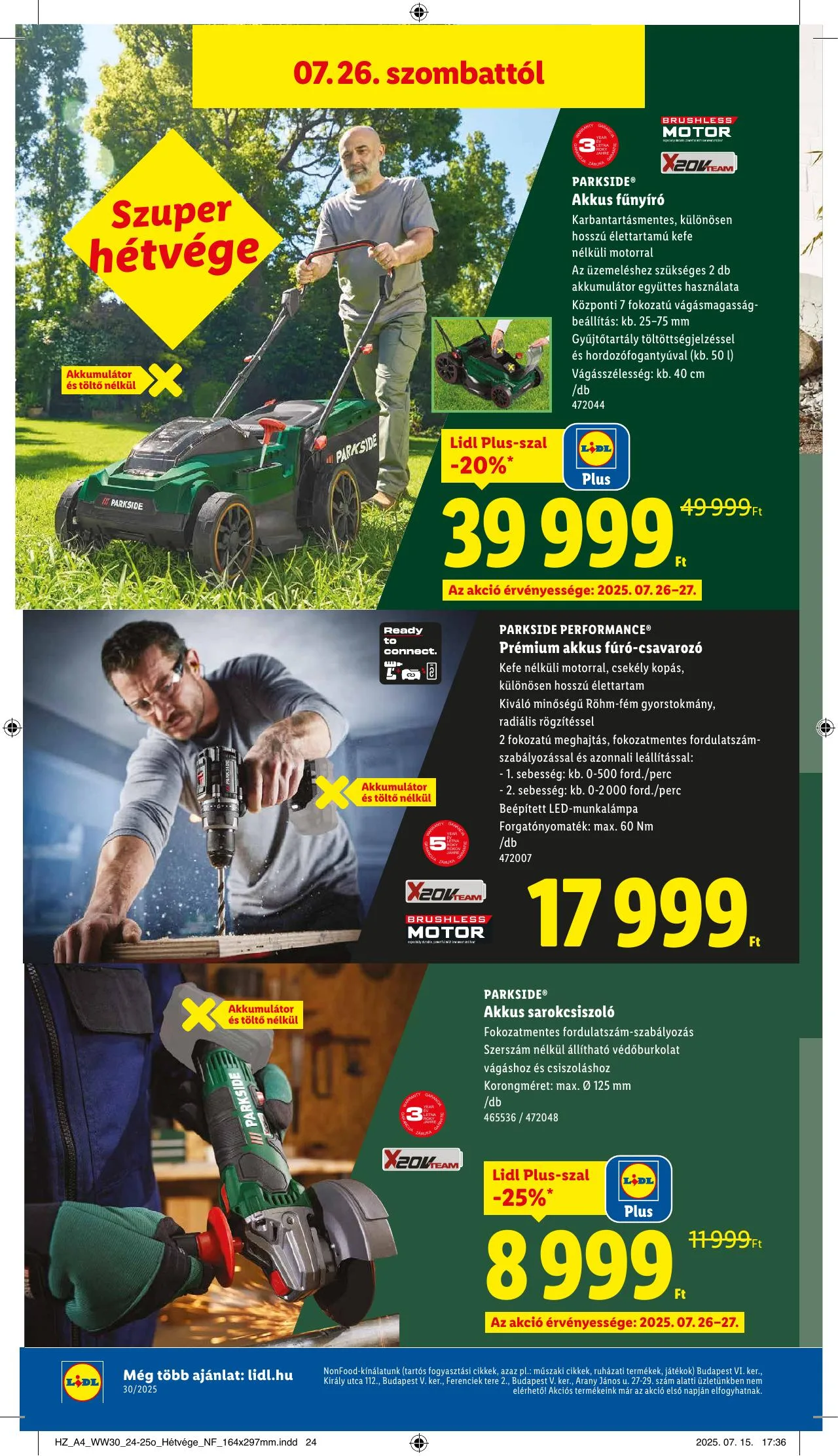 Lidl akciós újság 07.24–07.30 – 34. oldal