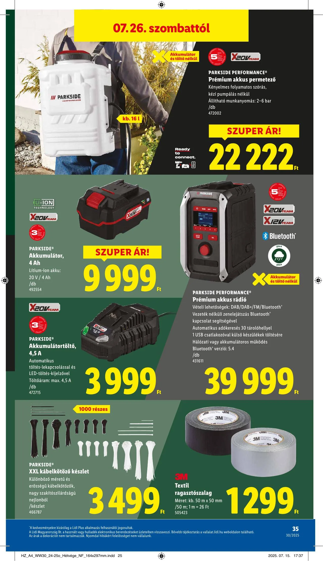 Lidl akciós újság 07.24–07.30 – 35. oldal