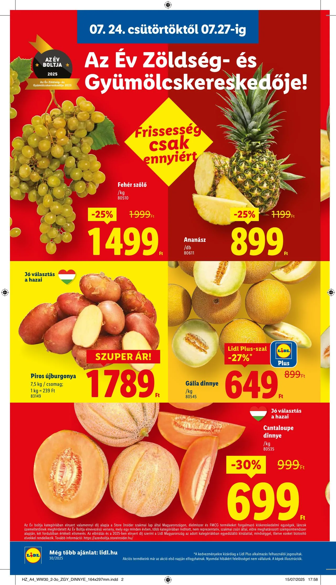 Lidl akciós újság 07.24–07.30 – 4. oldal