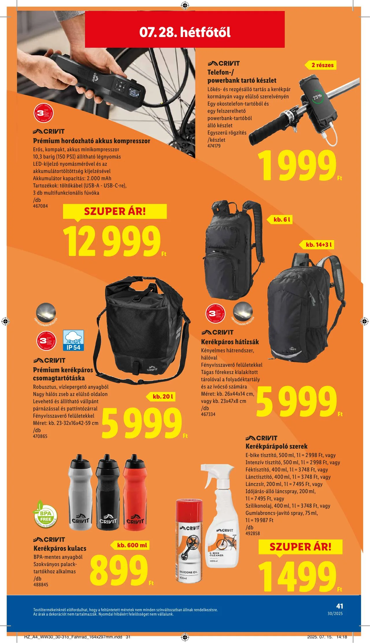 Lidl akciós újság 07.24–07.30 – 41. oldal