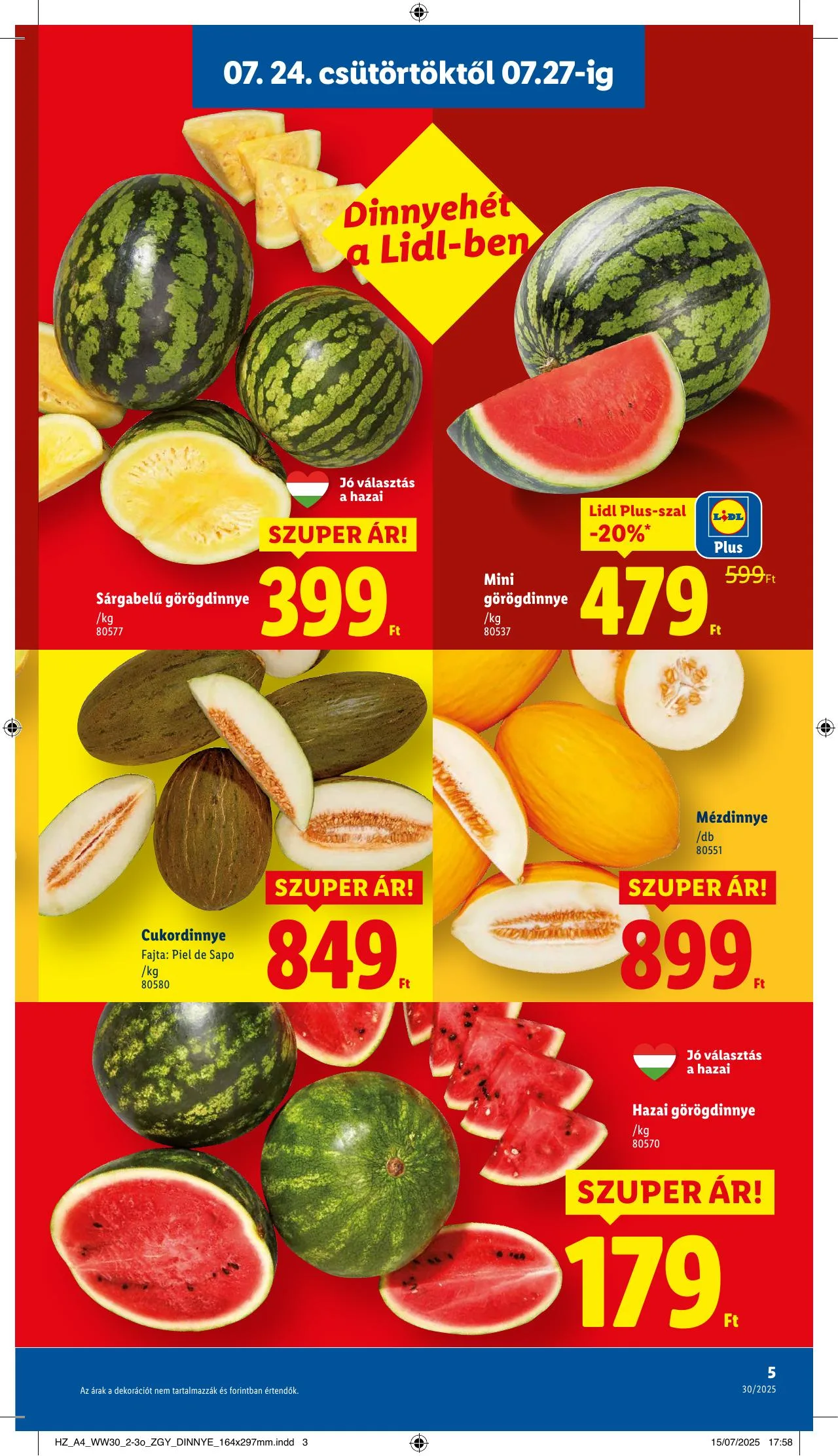 Lidl akciós újság 07.24–07.30 – 5. oldal