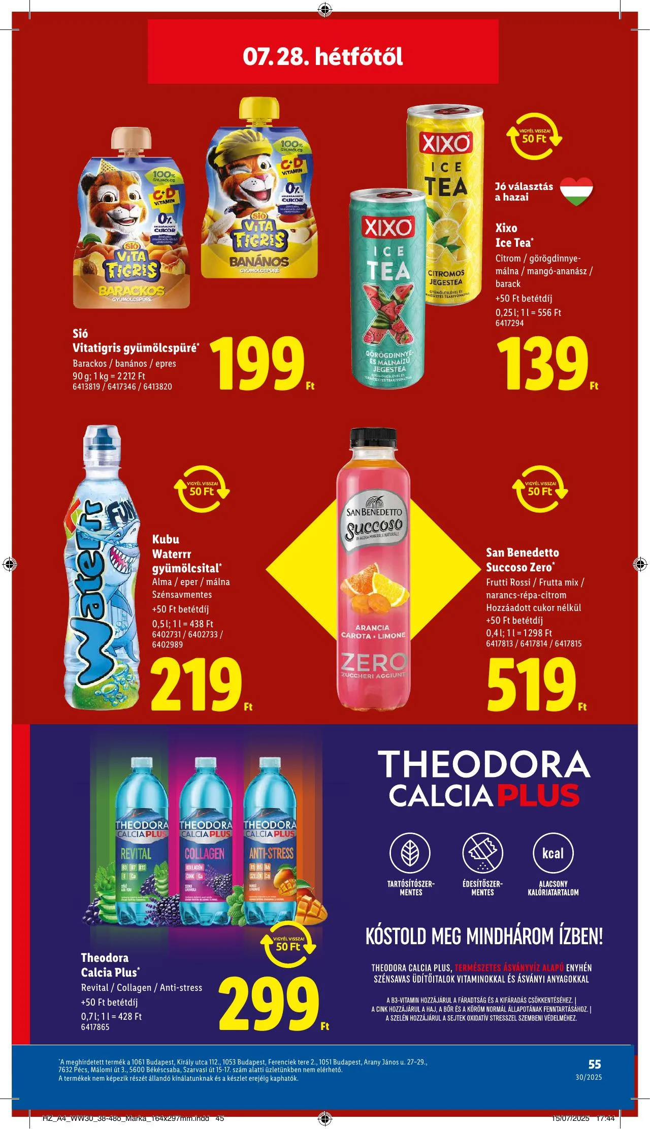 Lidl akciós újság 07.24–07.30 – 55. oldal