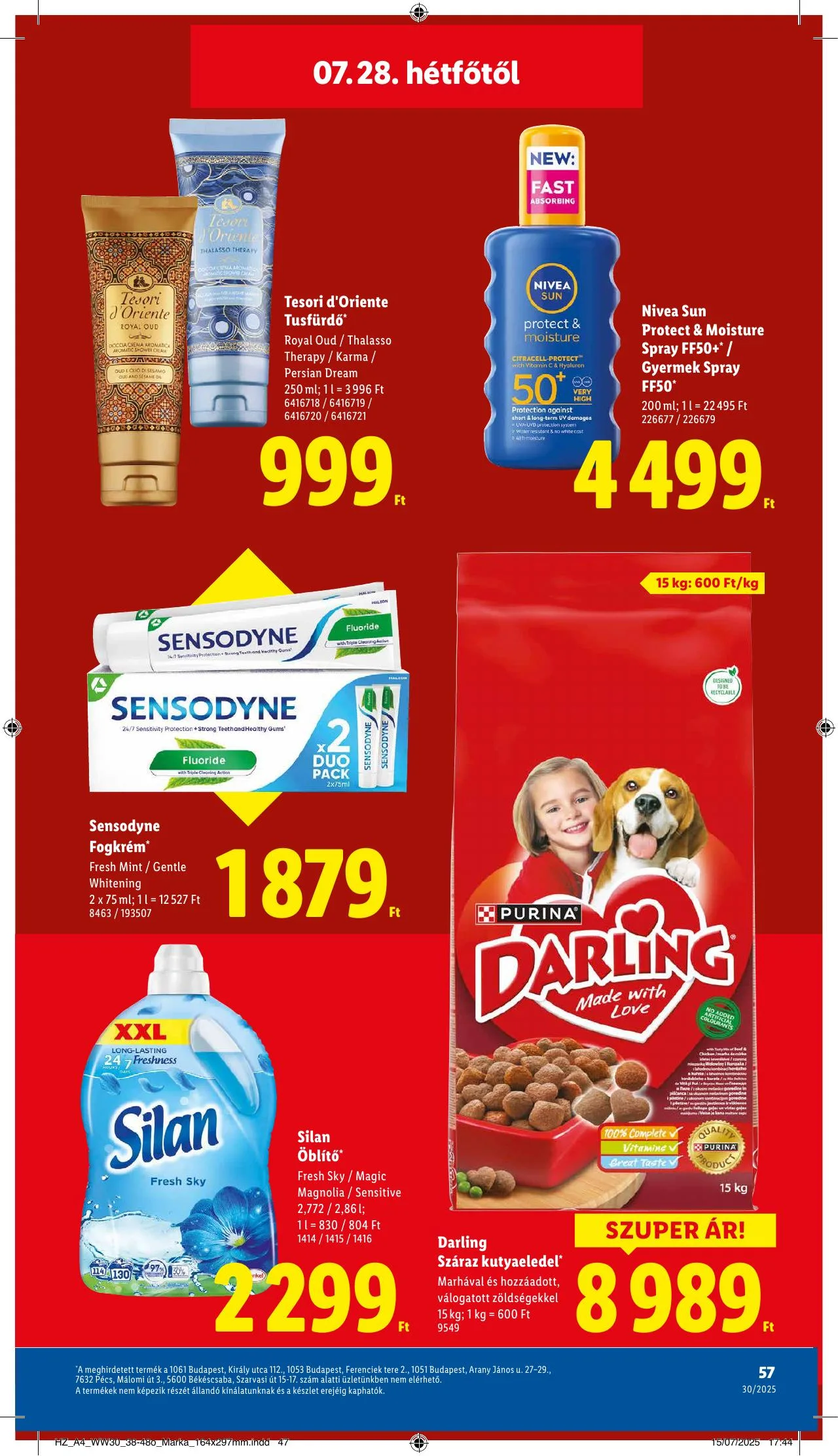 Lidl akciós újság 07.24–07.30 – 57. oldal