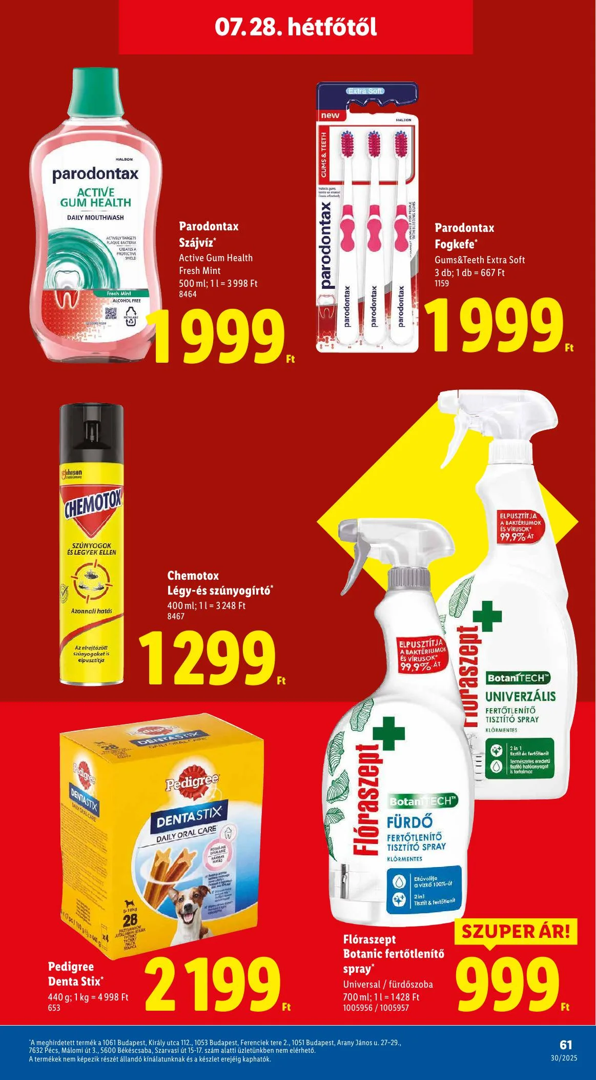 Lidl akciós újság 07.24–07.30 – 61. oldal