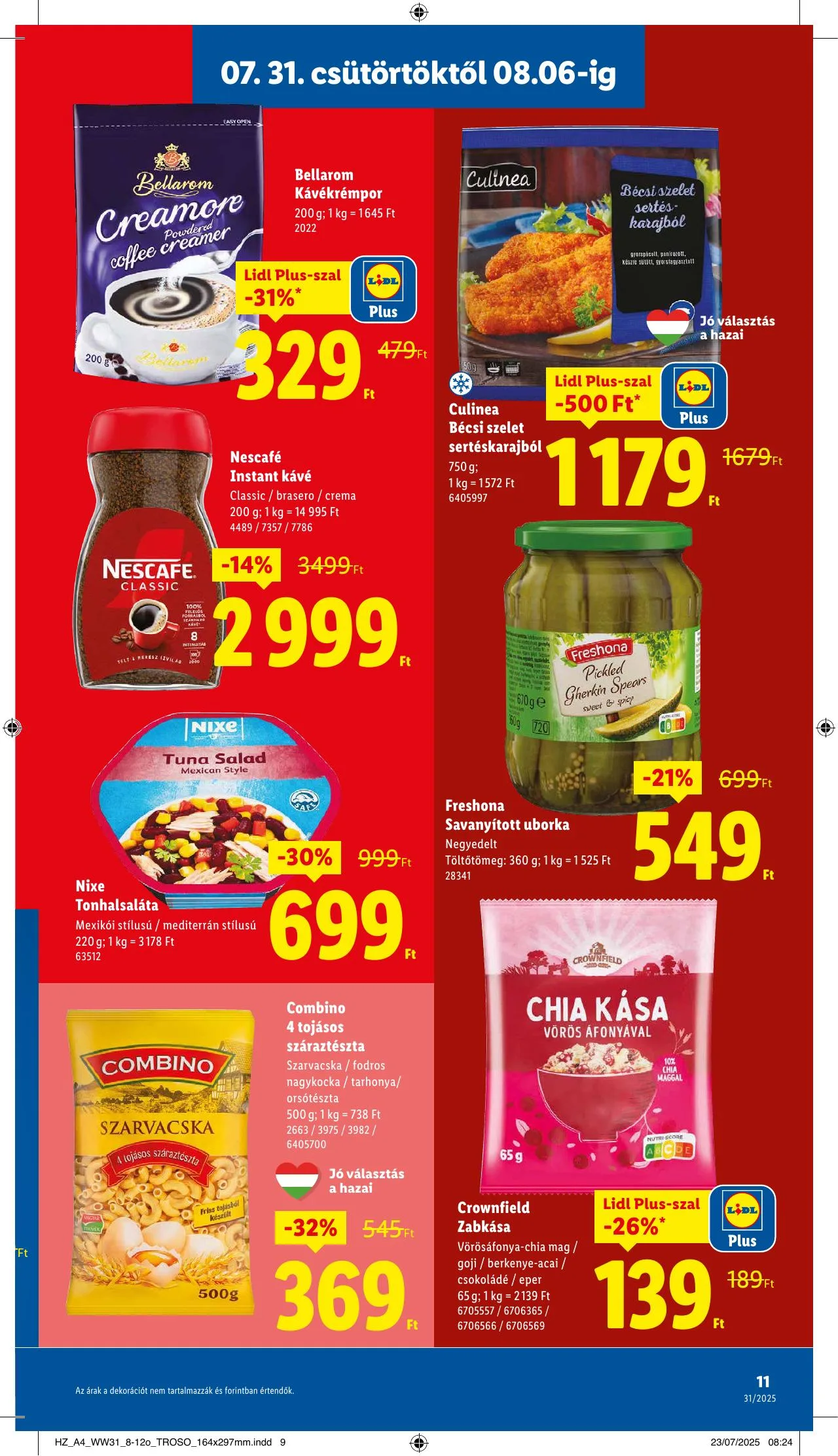 Lidl akciós újság 07.31–08.06 – 11. oldal