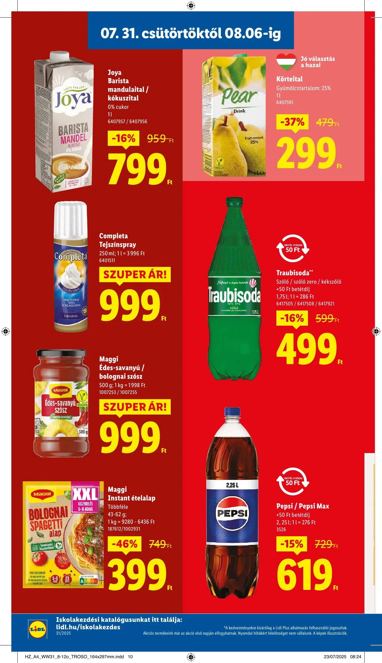 Lidl akciós újság 07.31–08.06 – 12. oldal