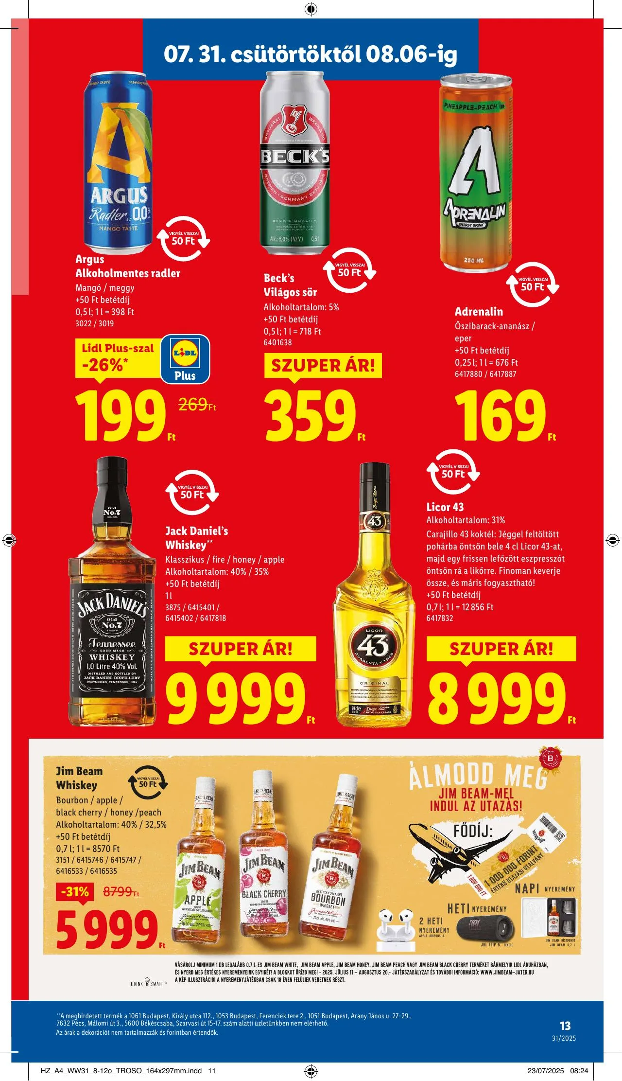 Lidl akciós újság 07.31–08.06 – 13. oldal