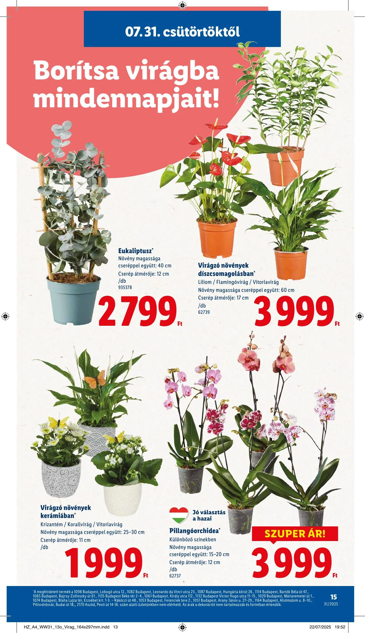 Lidl akciós újság 07.31–08.06 – 15. oldal