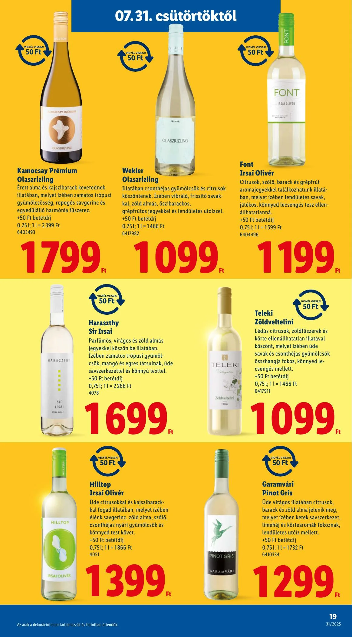 Lidl akciós újság 07.31–08.06 – 17. oldal