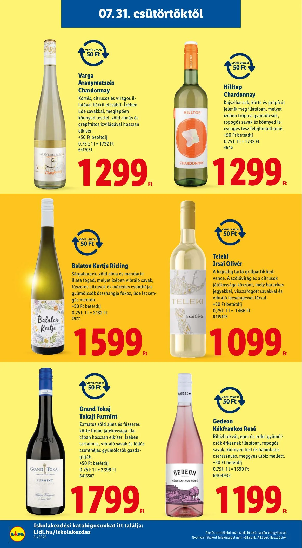 Lidl akciós újság 07.31–08.06 – 18. oldal