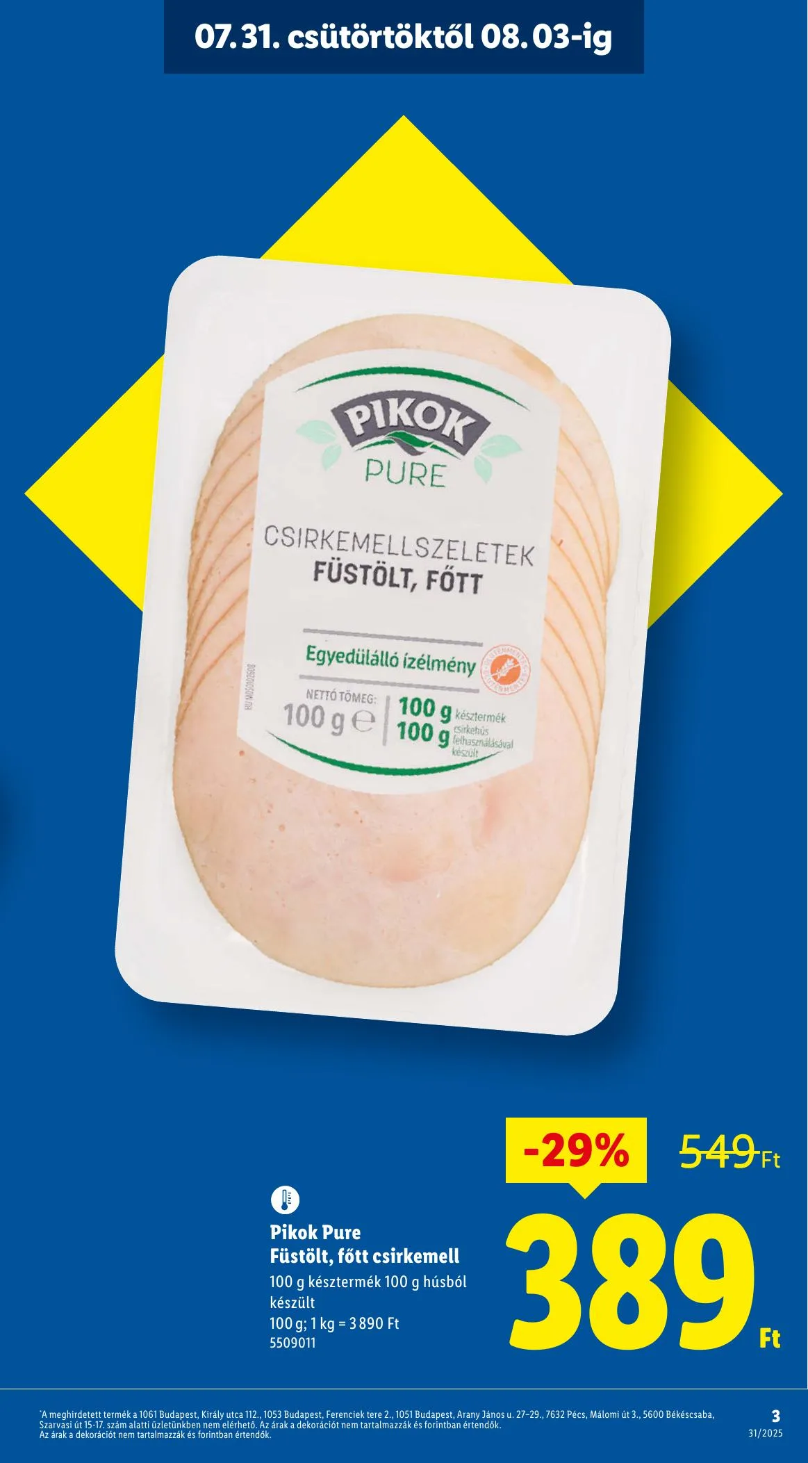 Lidl akciós újság 07.31–08.06 – 3. oldal