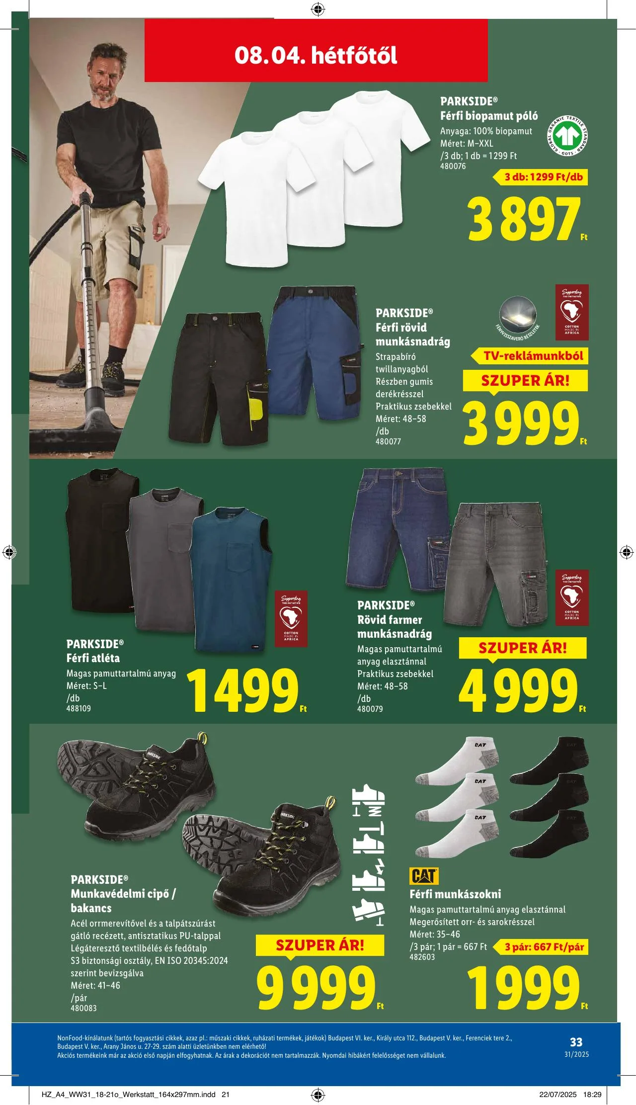 Lidl akciós újság 07.31–08.06 – 33. oldal