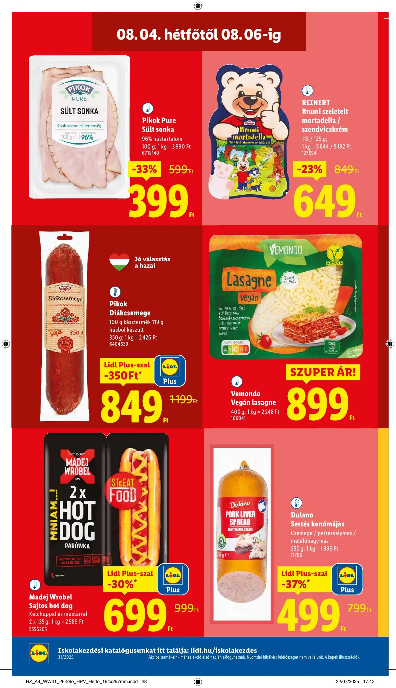 Lidl akciós újság 07.31–08.06 – 40. oldal