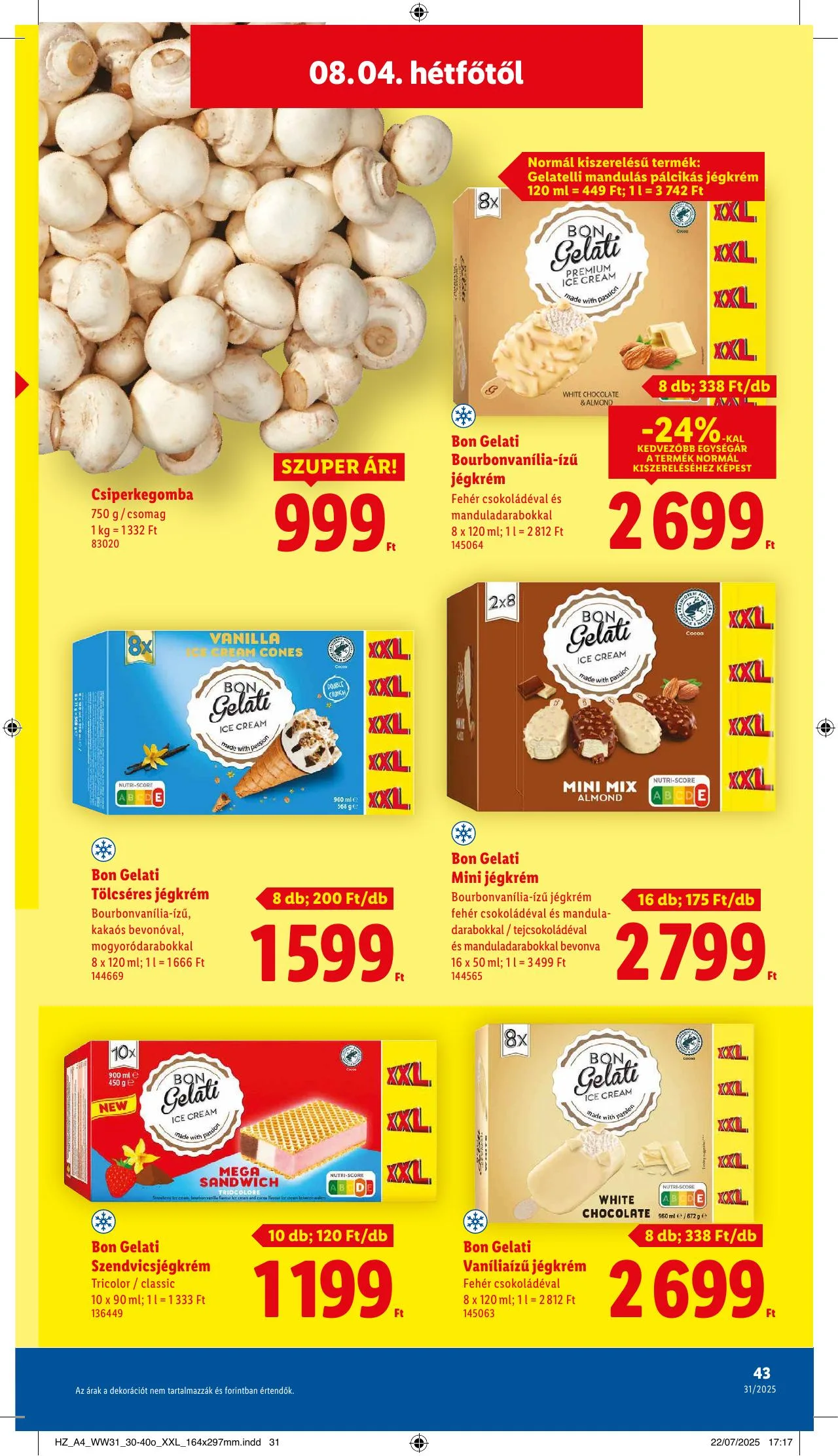 Lidl akciós újság 07.31–08.06 – 43. oldal