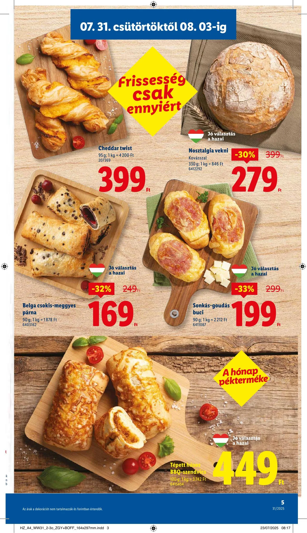Lidl akciós újság 07.31–08.06 – 5. oldal