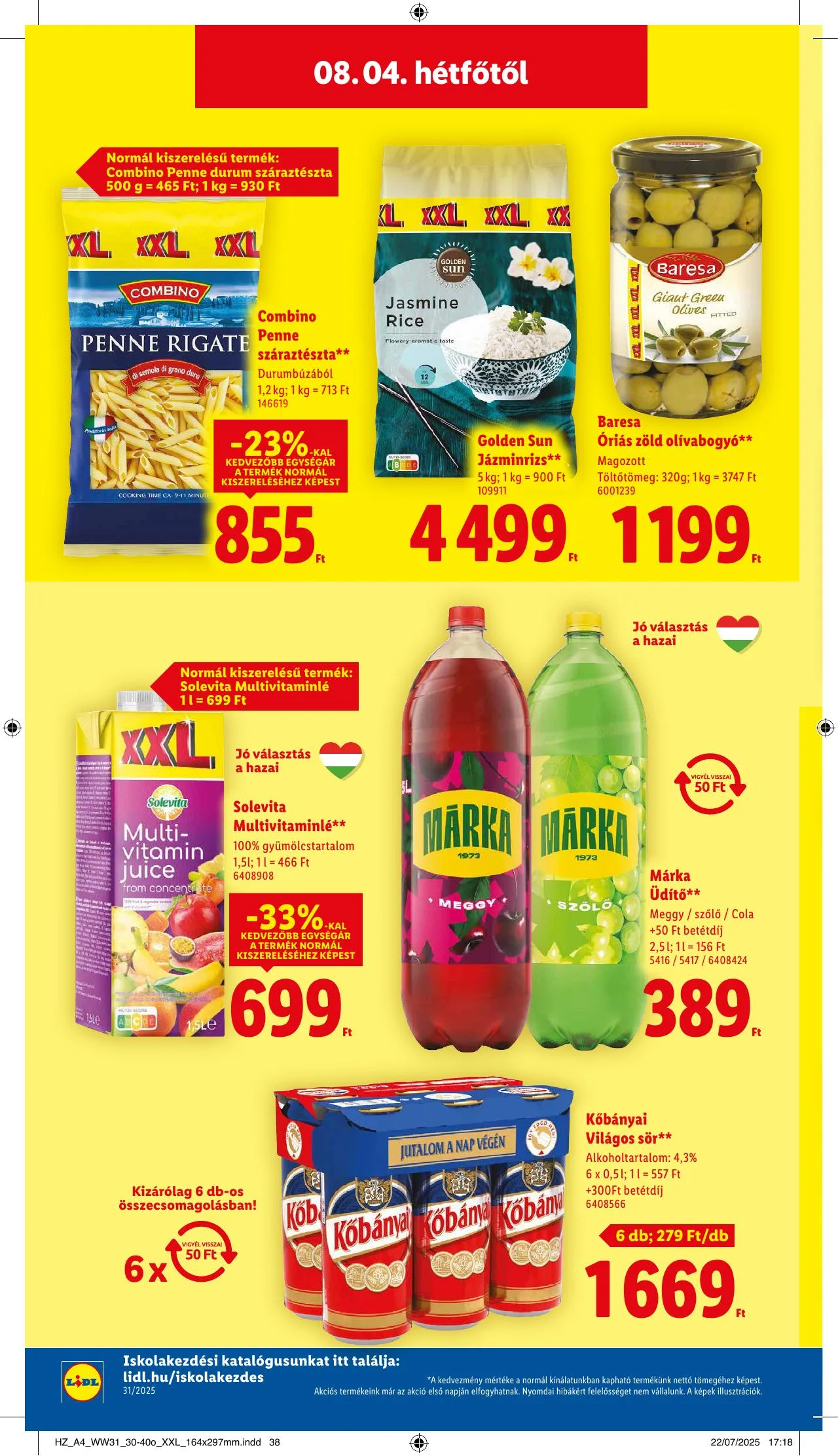 Lidl akciós újság 07.31–08.06 – 50. oldal