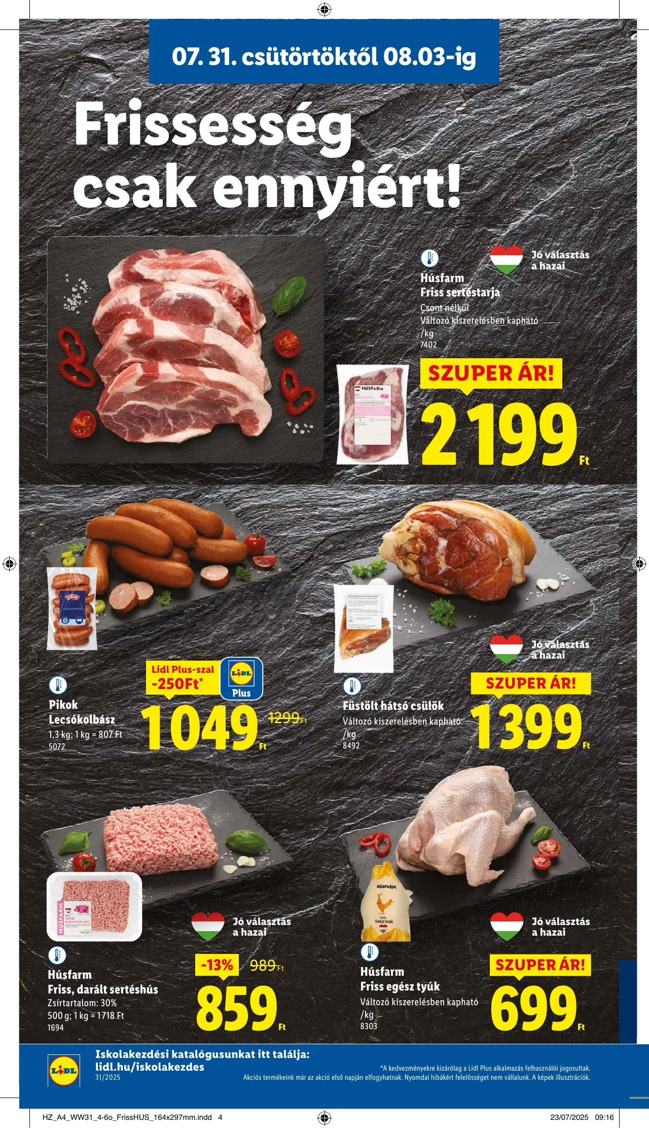 Lidl akciós újság 07.31–08.06 – 6. oldal