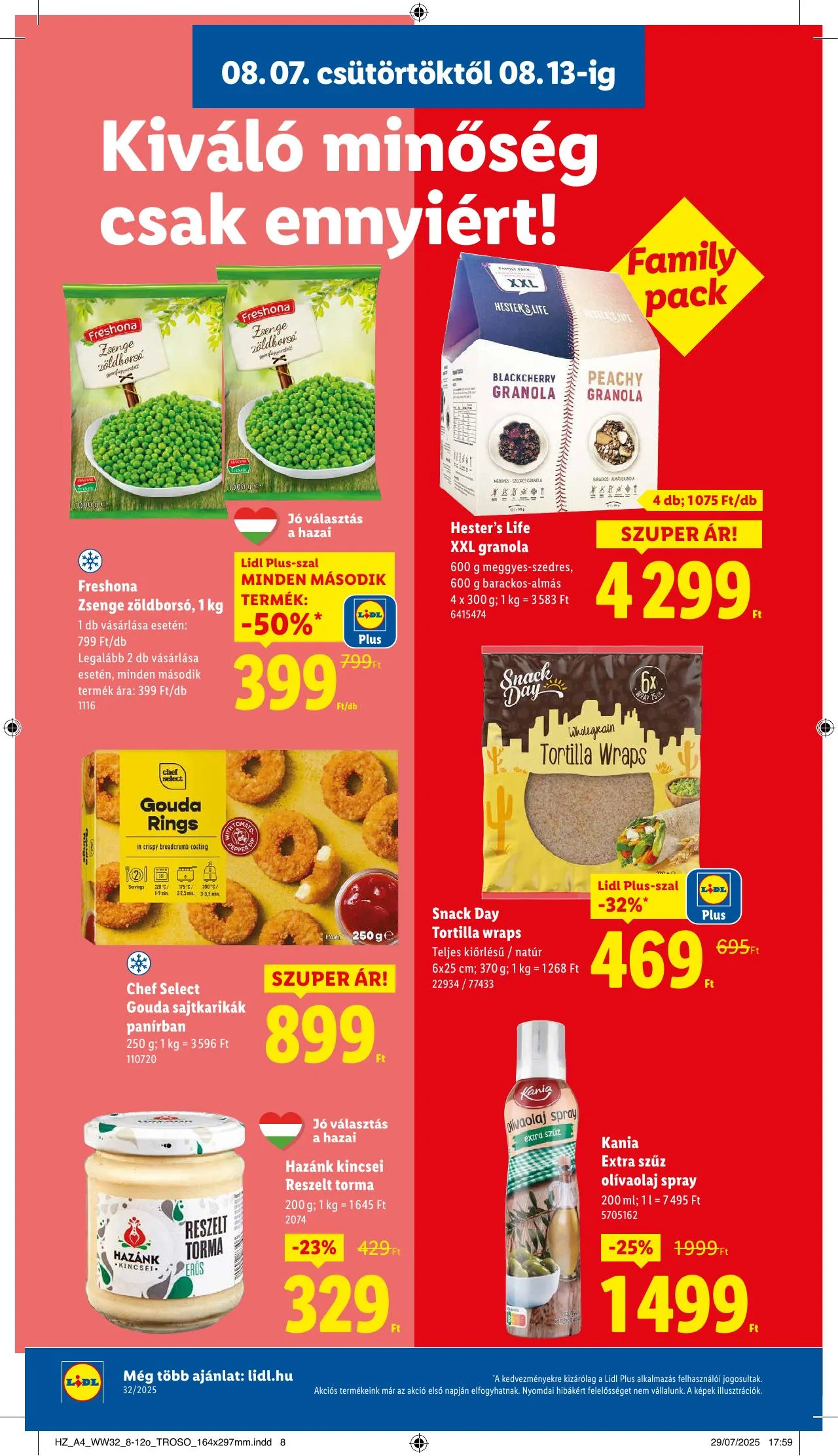 Lidl akciós újság 08.07–08.13 – 10. oldal