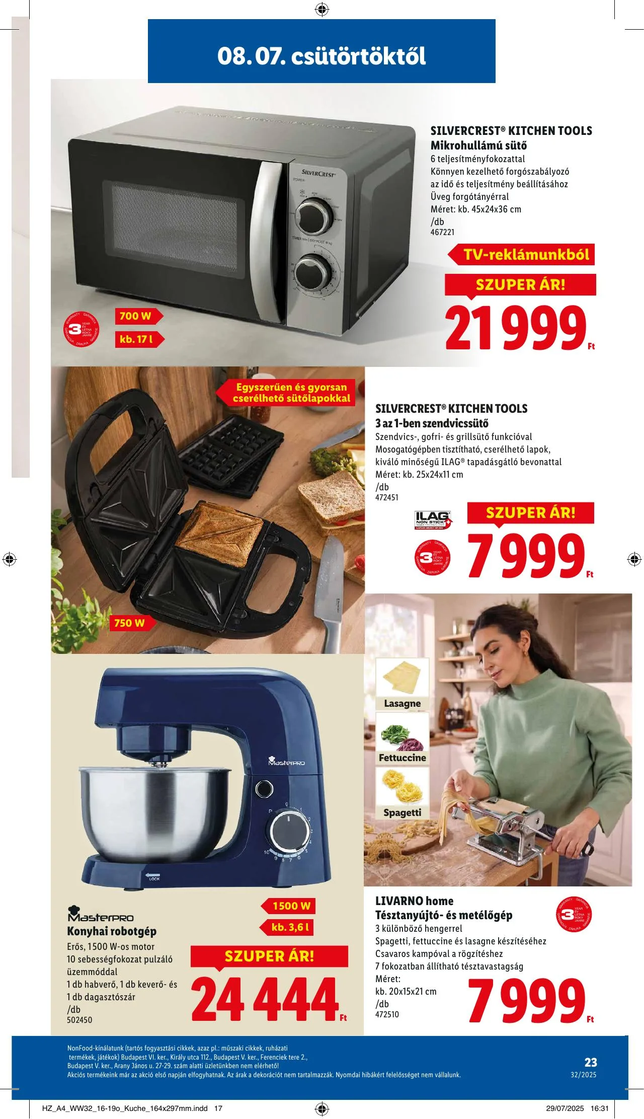 Lidl akciós újság 08.07–08.13 – 23. oldal