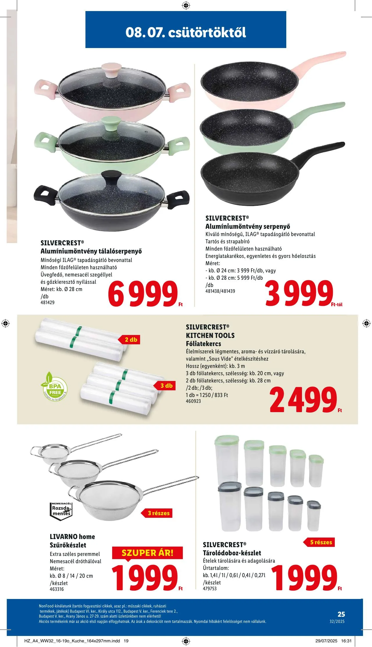 Lidl akciós újság 08.07–08.13 – 25. oldal