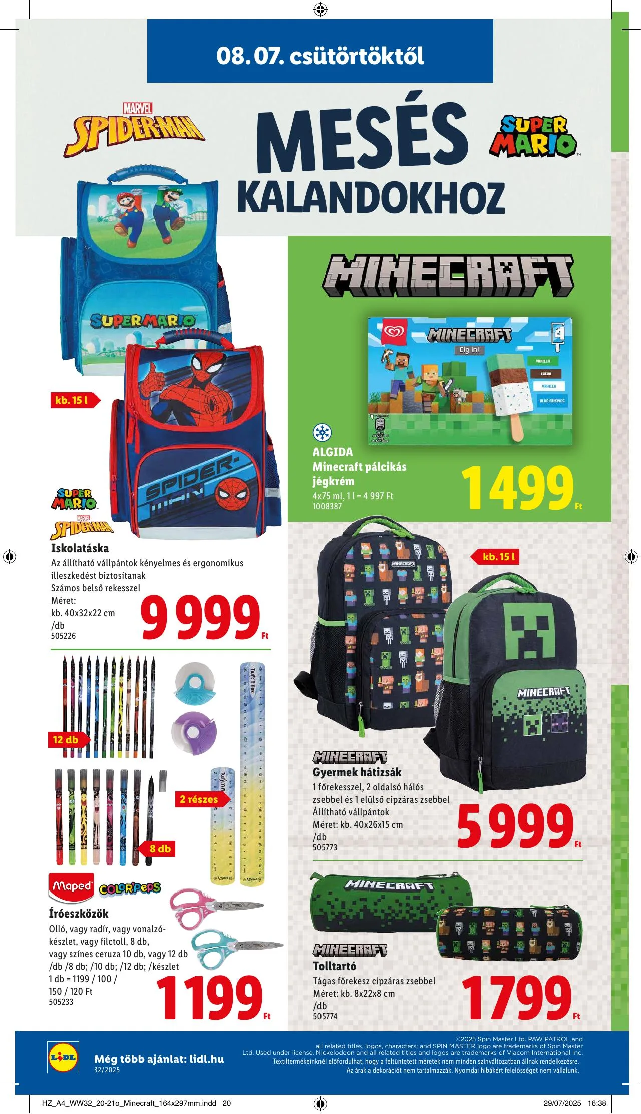 Lidl akciós újság 08.07–08.13 – 26. oldal