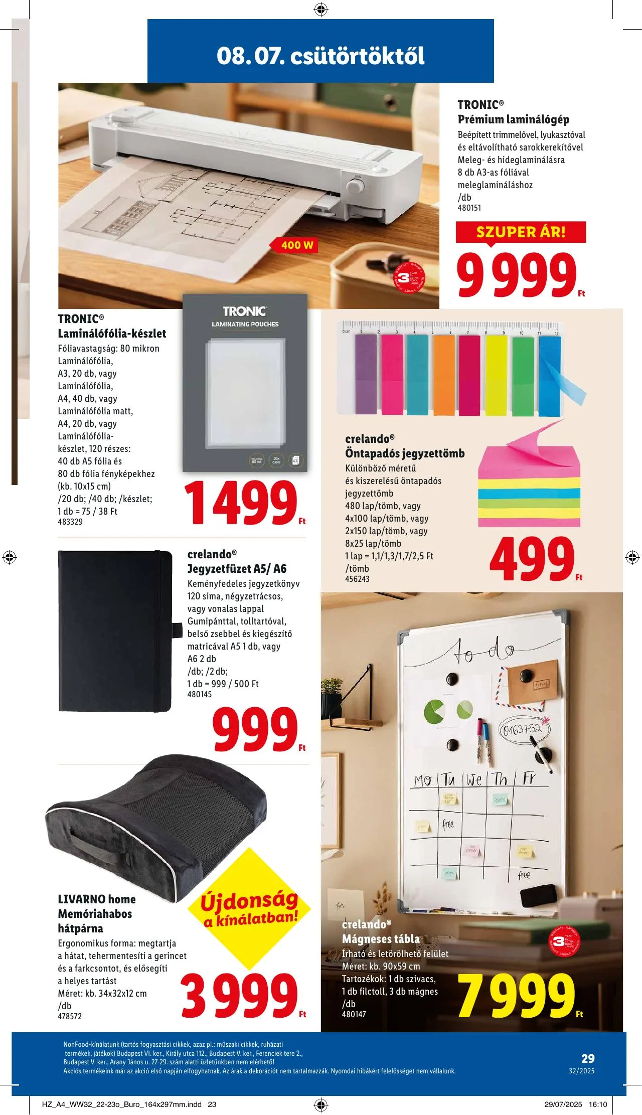 Lidl akciós újság 08.07–08.13 – 29. oldal
